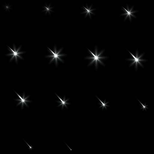 Shooting Star Spritesheet, made in After Effects and Photoshop. This is used in another, accepted effect and is licensed to Valve Corporation. It may not be used in any other piece of art or to train AI without the express written permission of myself.