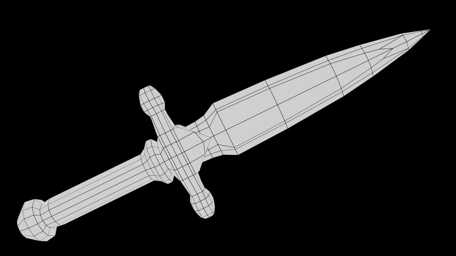 game-res with wireframe