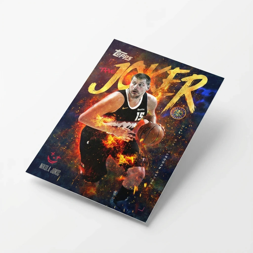 Mockup designed to convey real-world scale, tactile presence, and the physical appeal of the card as a premium collectible item.