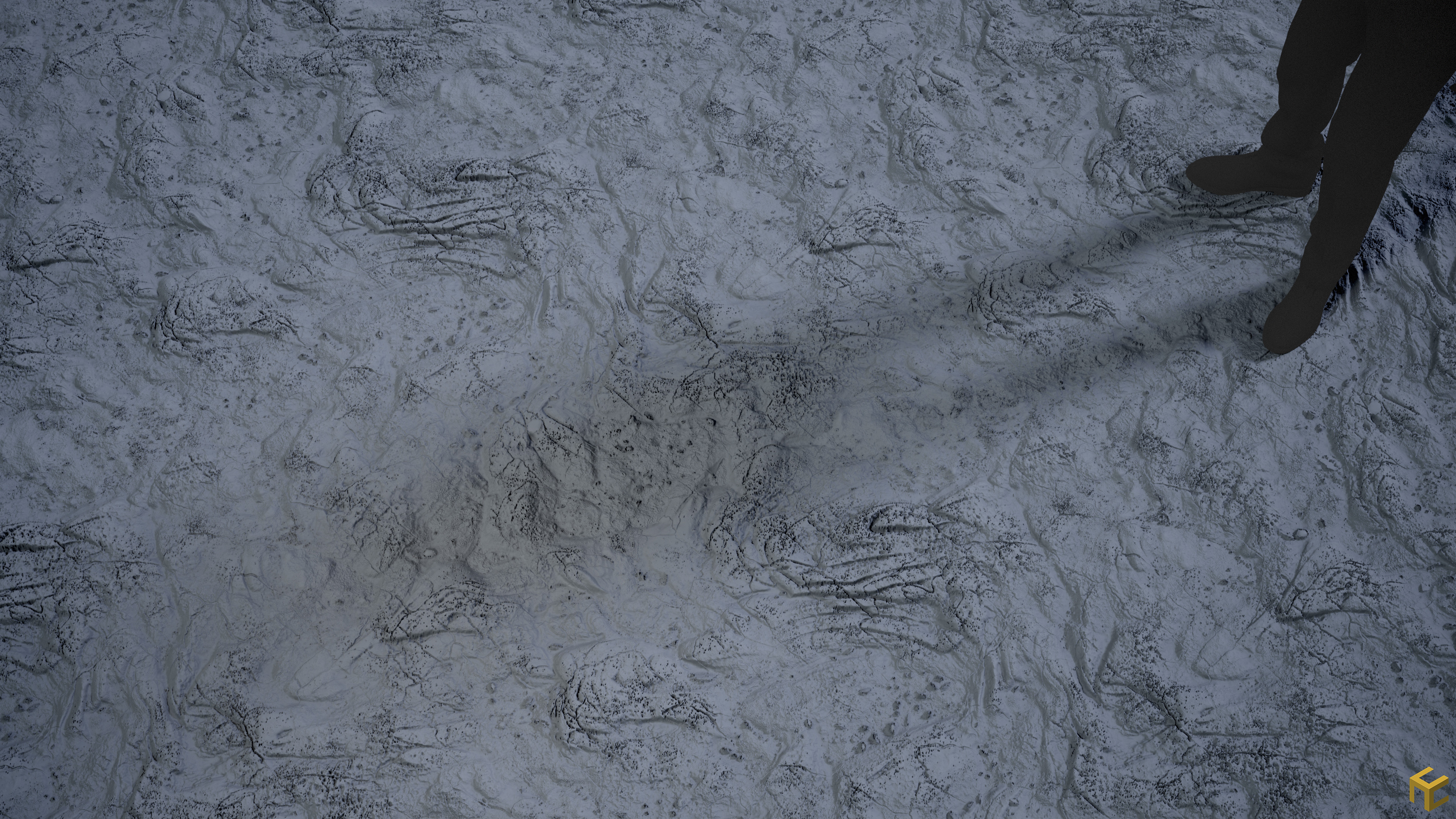 Cool Lava - Clay Render