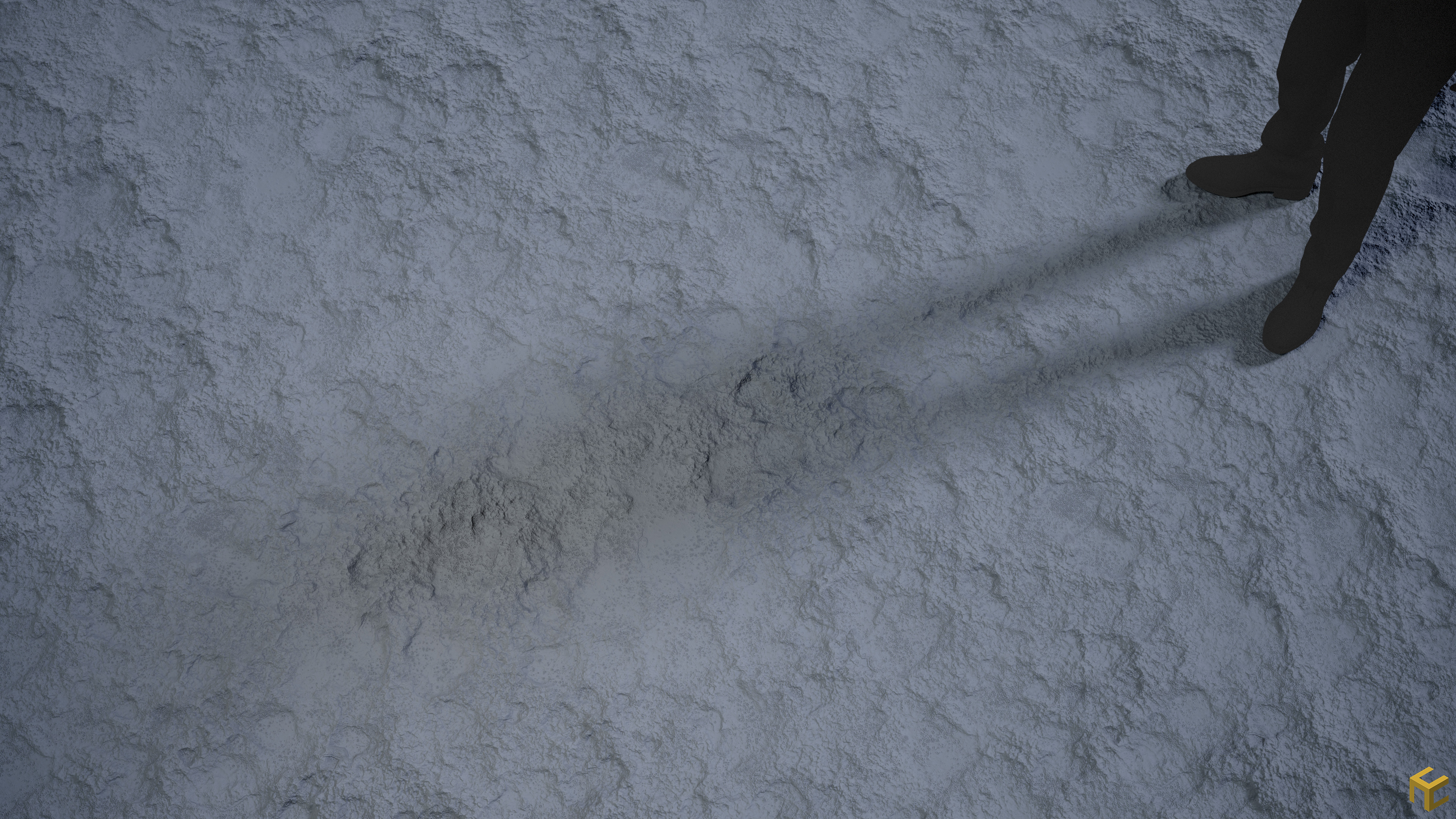 Porous Rock - Clay Render