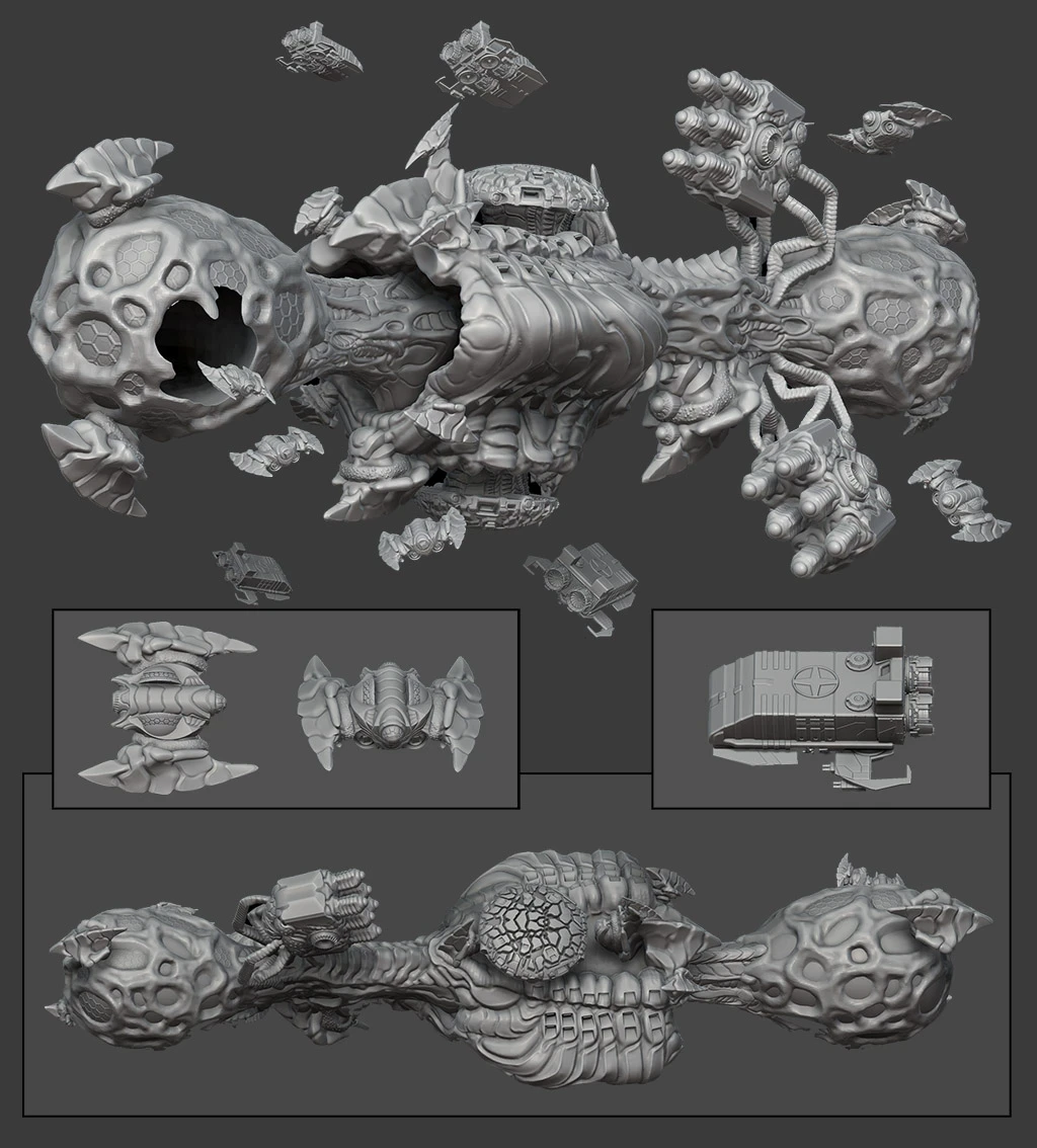 Swarming Point 3D assets