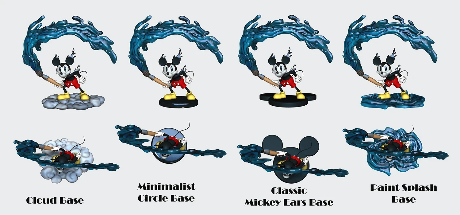 Pose and composition change based on official arts with base alternatives.