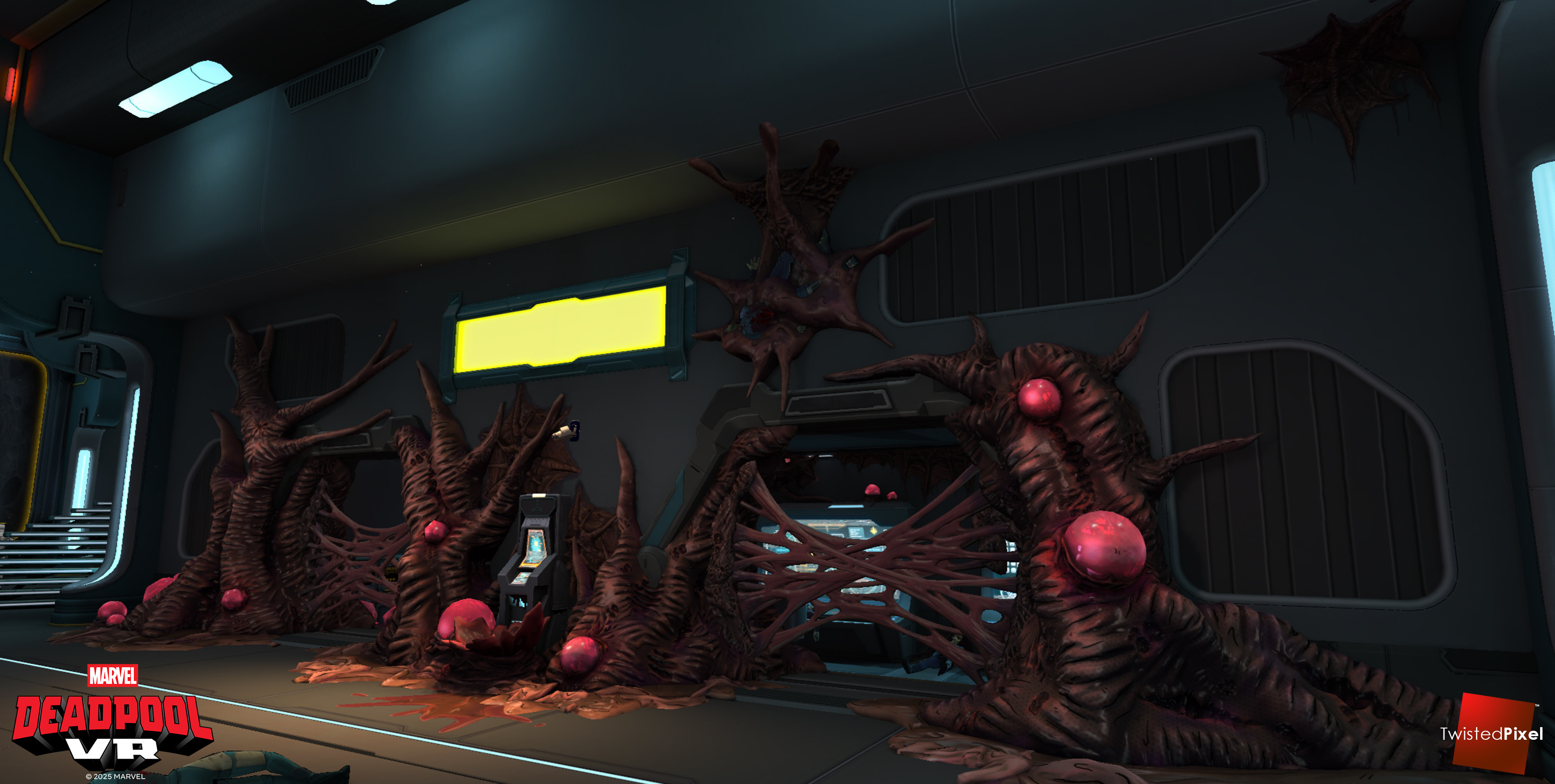 Responsible for sculpting, modeling and texturing the Brood Goo throughout the Spirit of Xandar Level.  Also setup and created destructible states for the egg sacks.