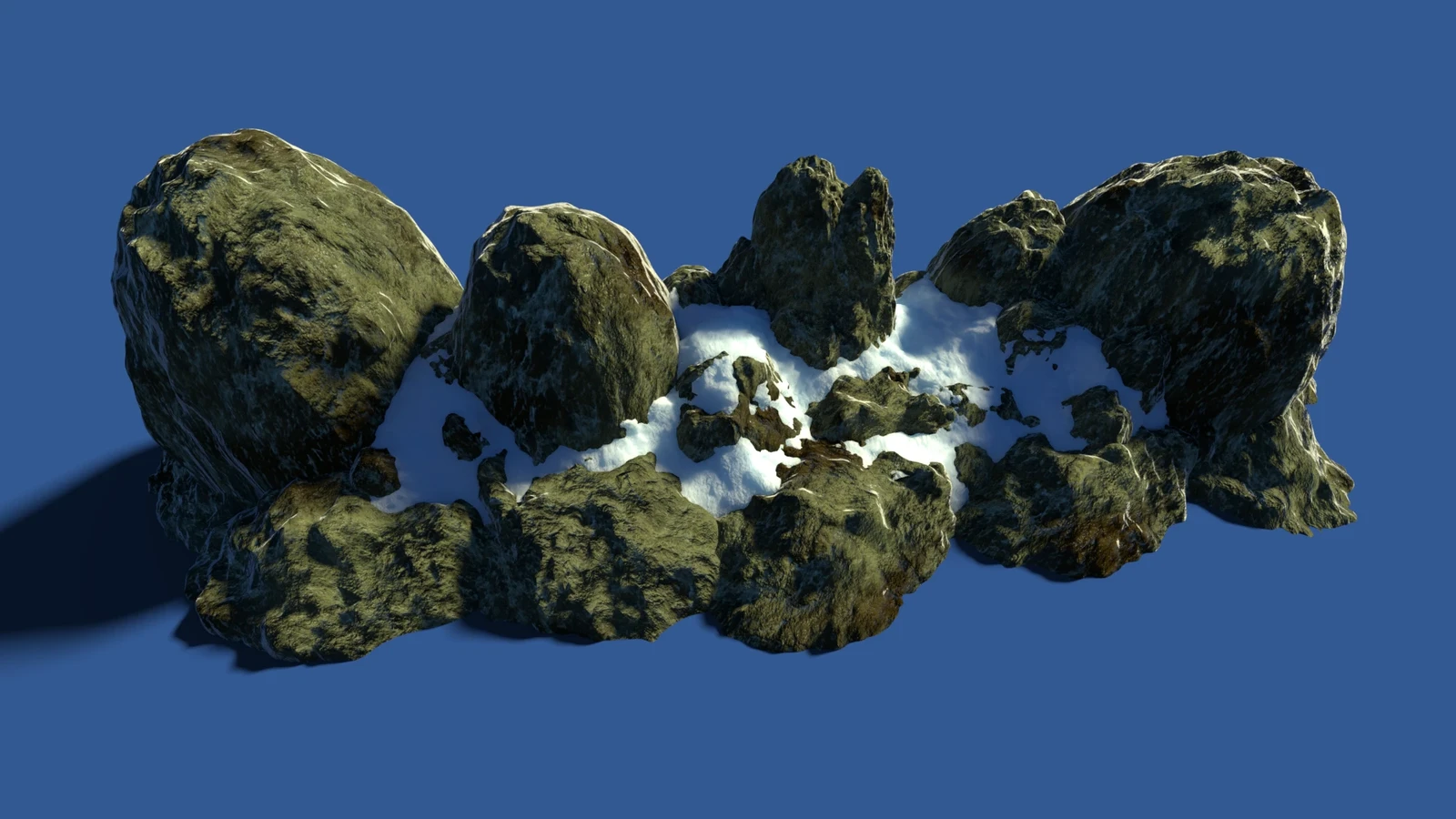 Snowy mountains model