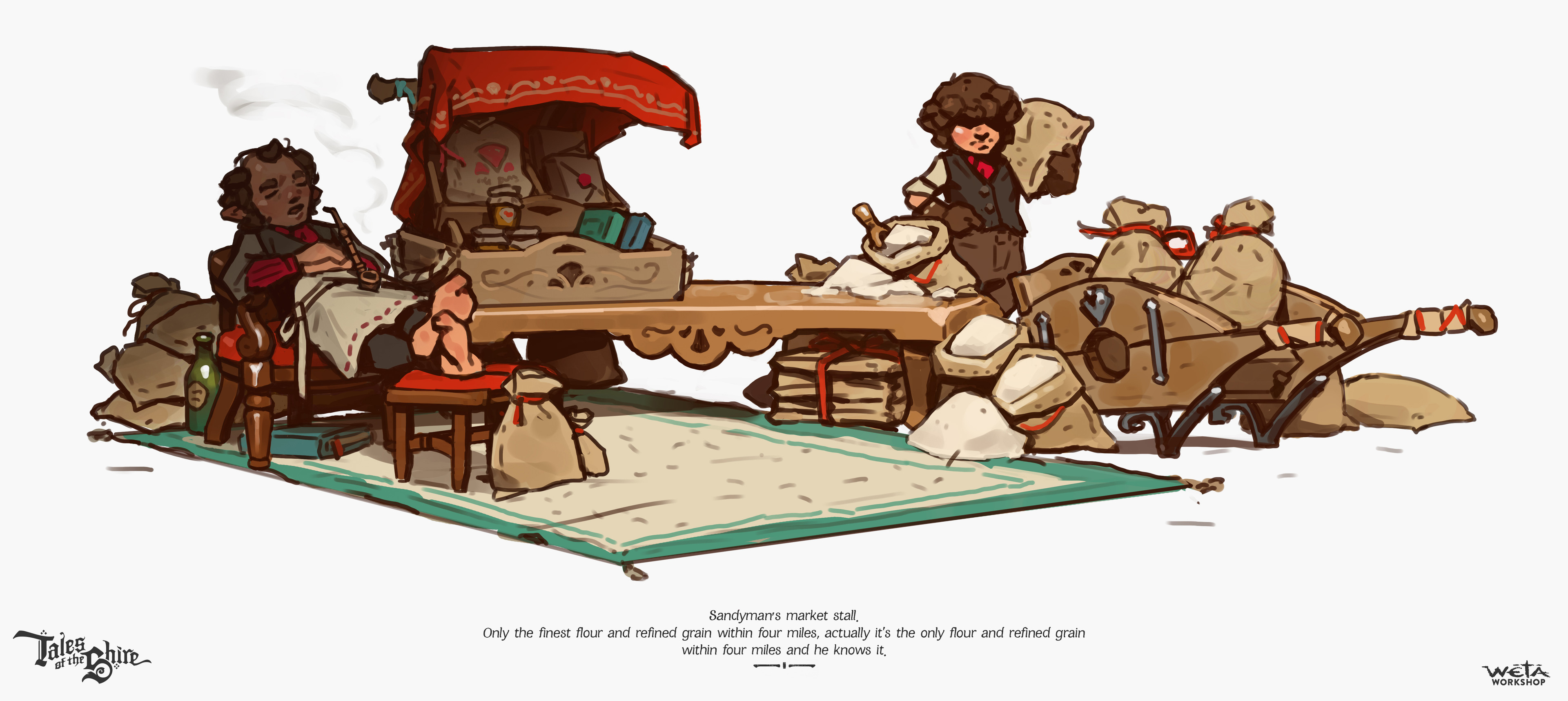 Sandyman's Market stall
Artist: Joshua Damian