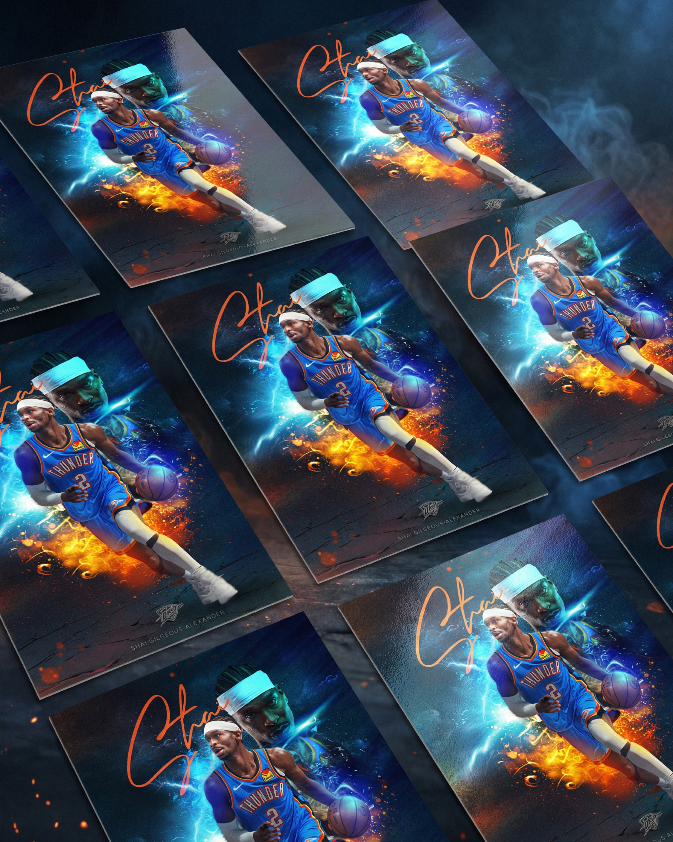 Grid layout showcasing multiple card variations together.
Demonstrates consistency, branding cohesion, and shelf impact