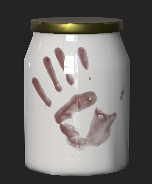 Tarro + tapa texturizados
---
Textured jar + lid