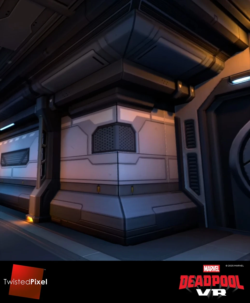 A modular hallway corner piece