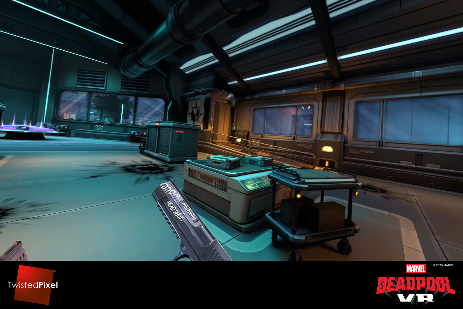 I collaborated with two other artists on this space