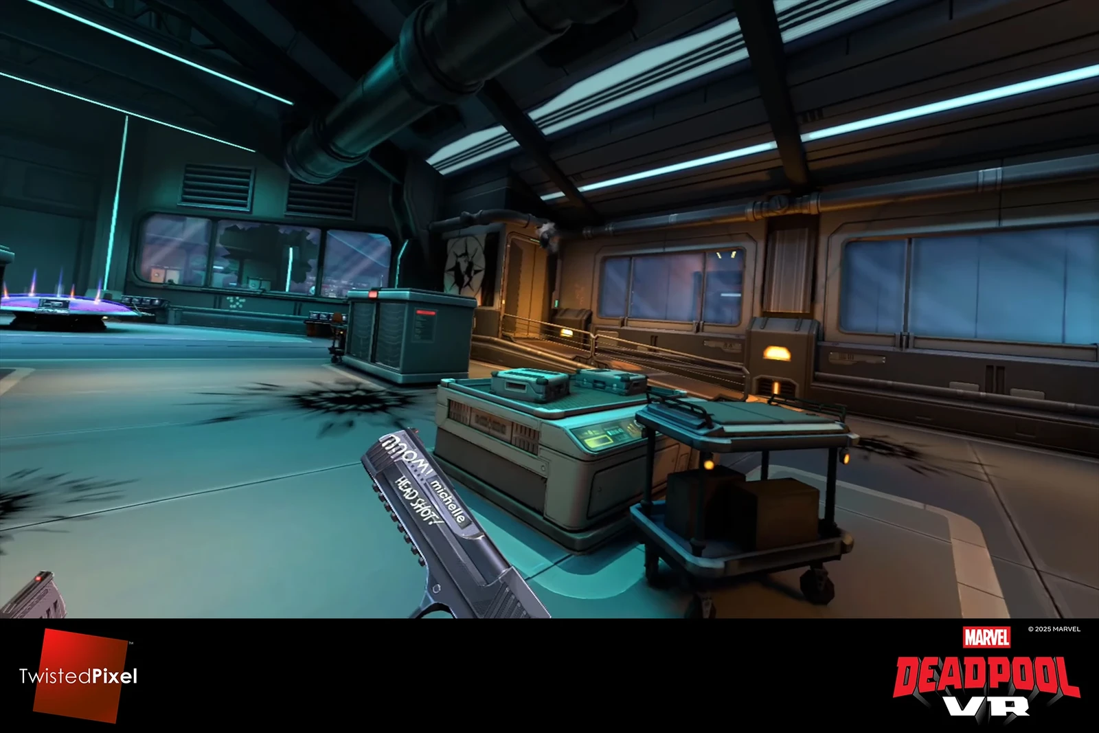 I collaborated with two other artists on this space