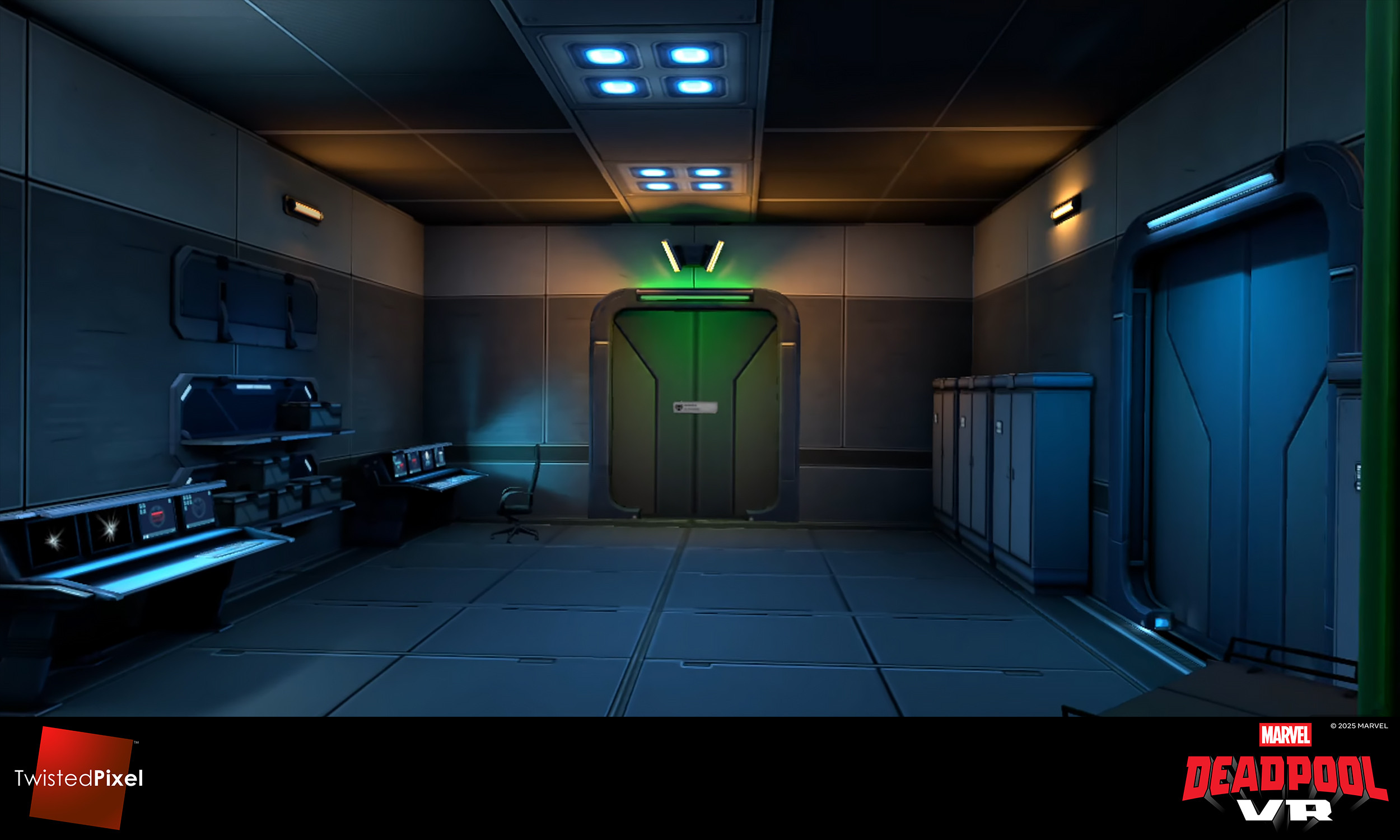 A transitionary room that I added to the rear of the observation room