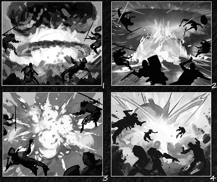 Explosive Fireball concepts