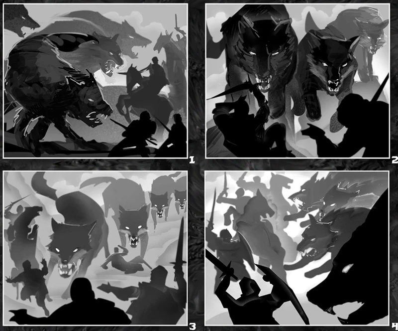 Dire Wolves concepts