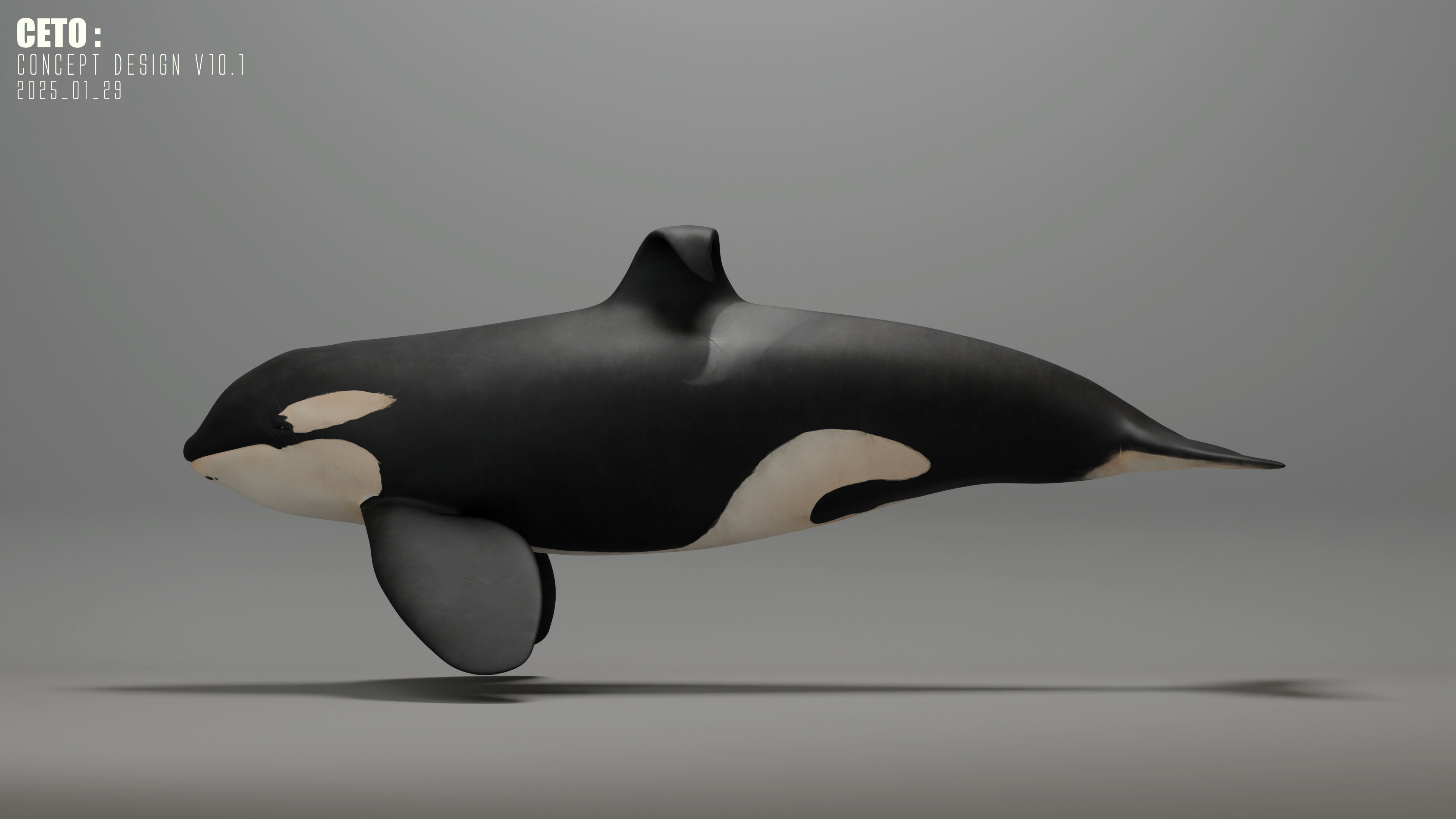 Creature concept sculpt updates, texturing  and look dev  - Texture break ups.