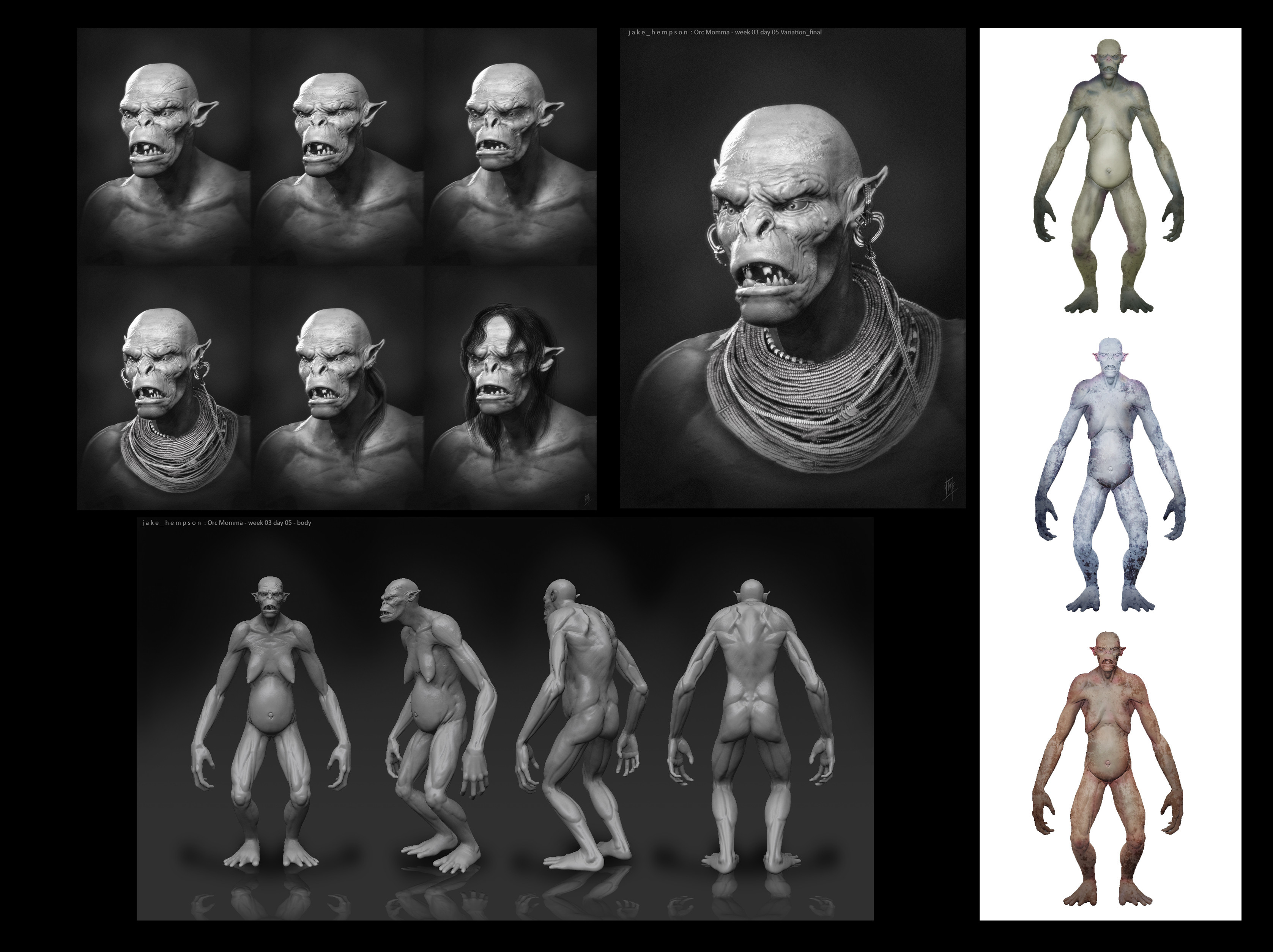 Colour variant studies