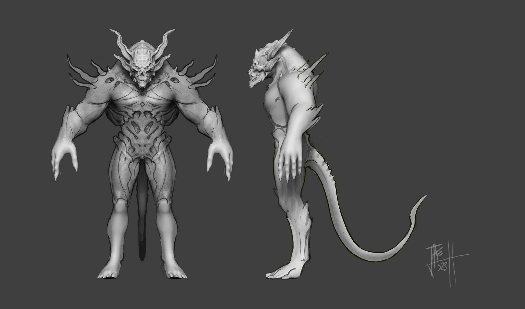 Thick set version of demon 