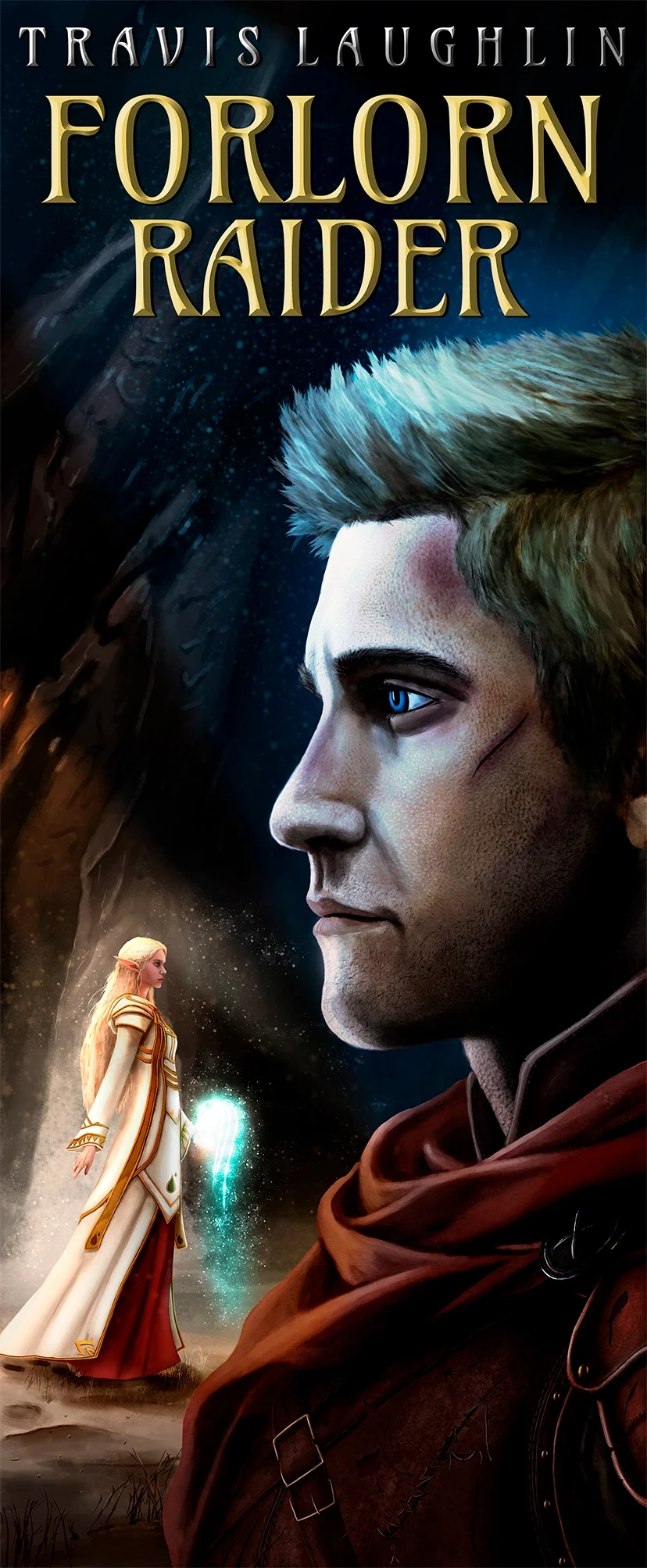 Forlorn Raider - Book event stand and table runner