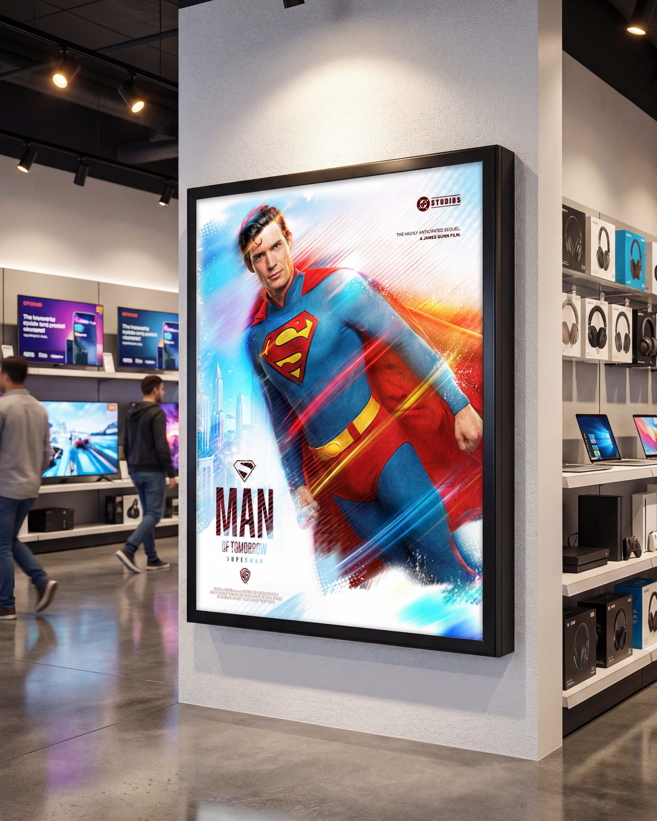 Retail and experiential placement.
Explores how key art lives beyond theaters and screens as part of a broader brand ecosystem.