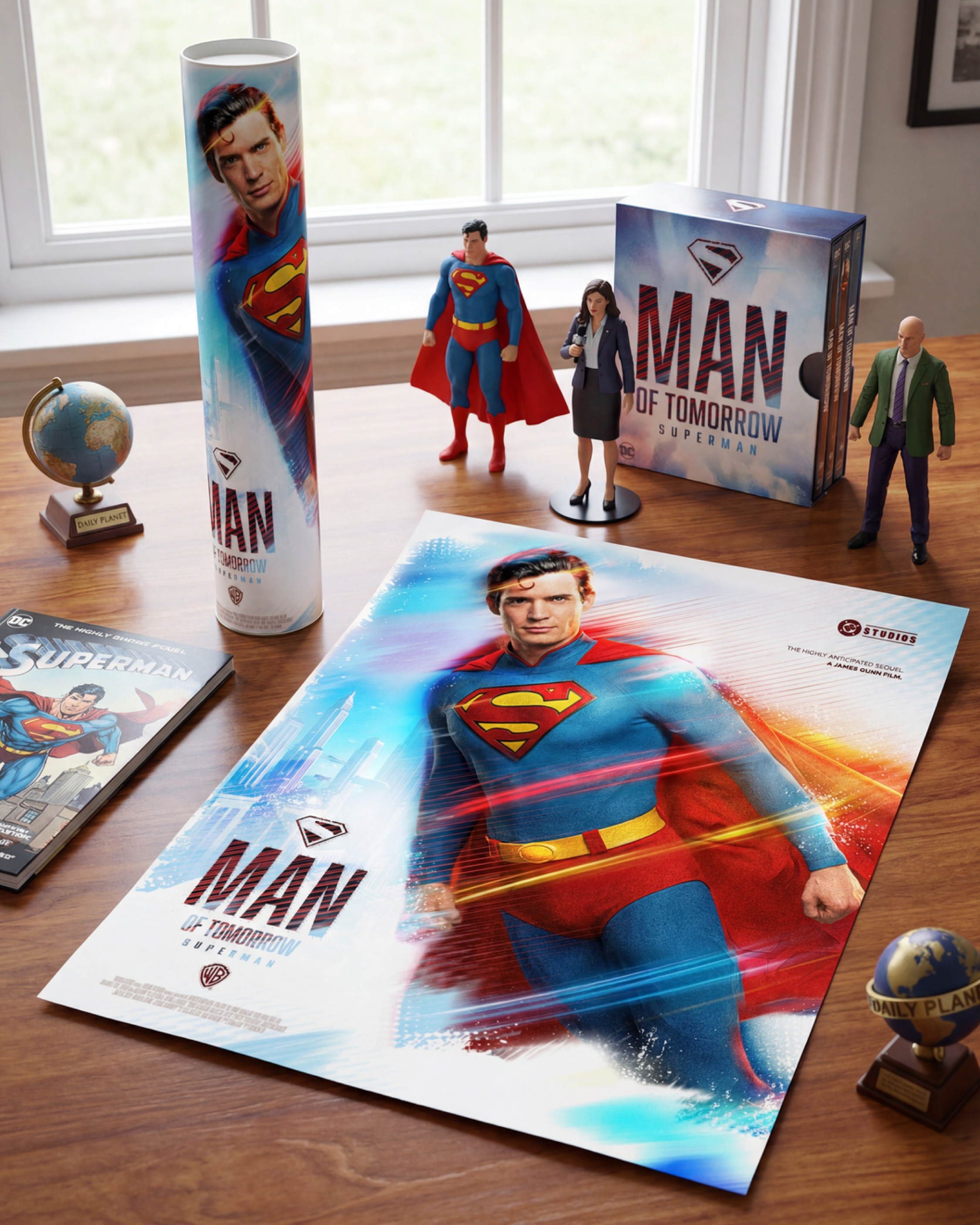 Physical media and collectible exploration.
Demonstrates how the visual system translates across packaging and merchandise.