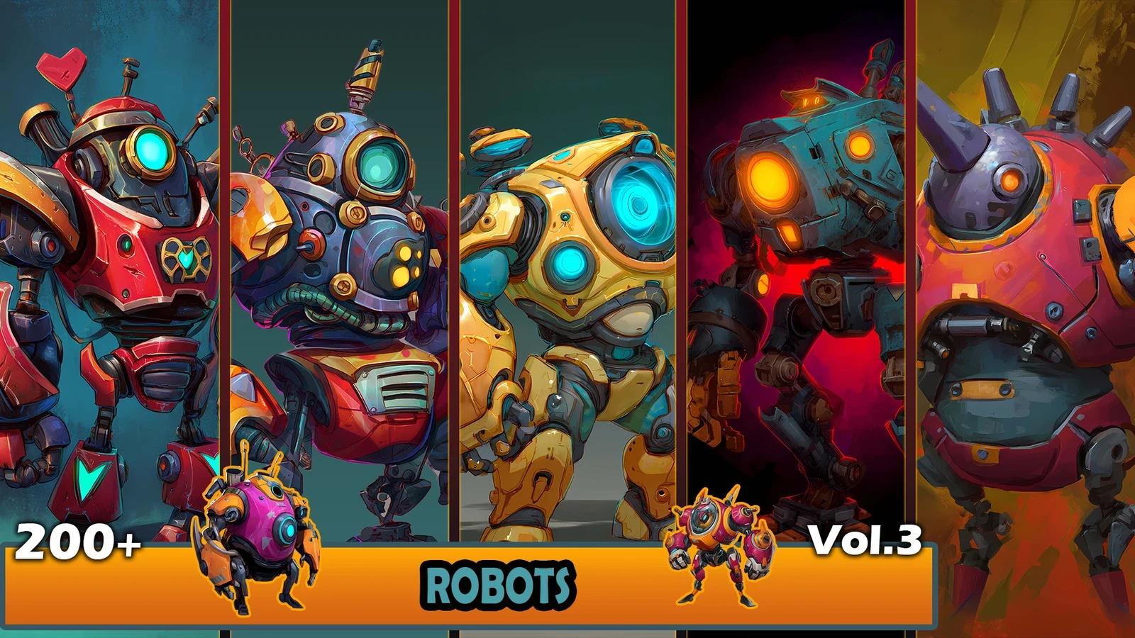 gorgeous robots concepts.