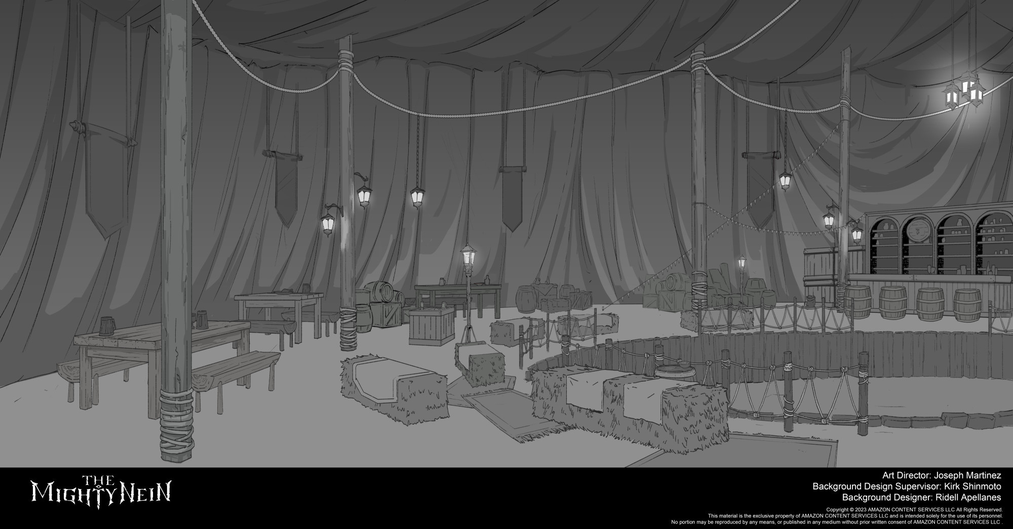 Interior Tavern Tent