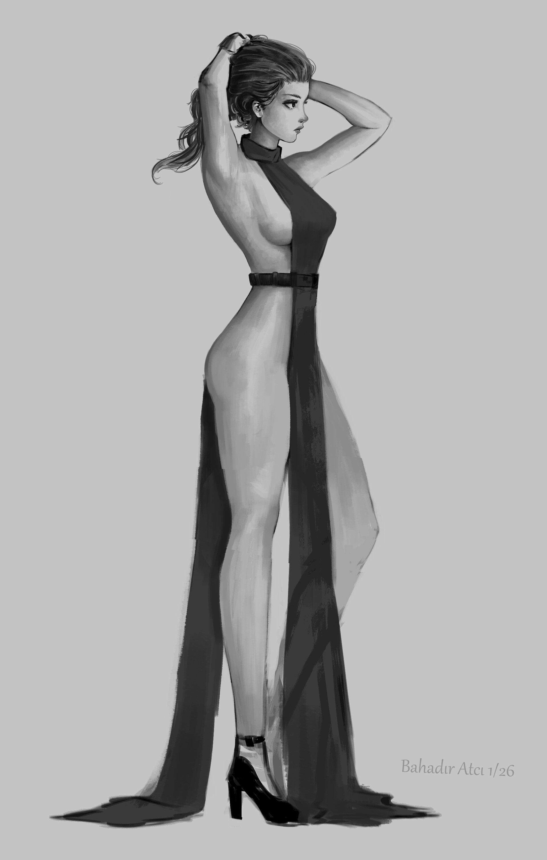 Grayscale Artwork by Bahadır Atcı