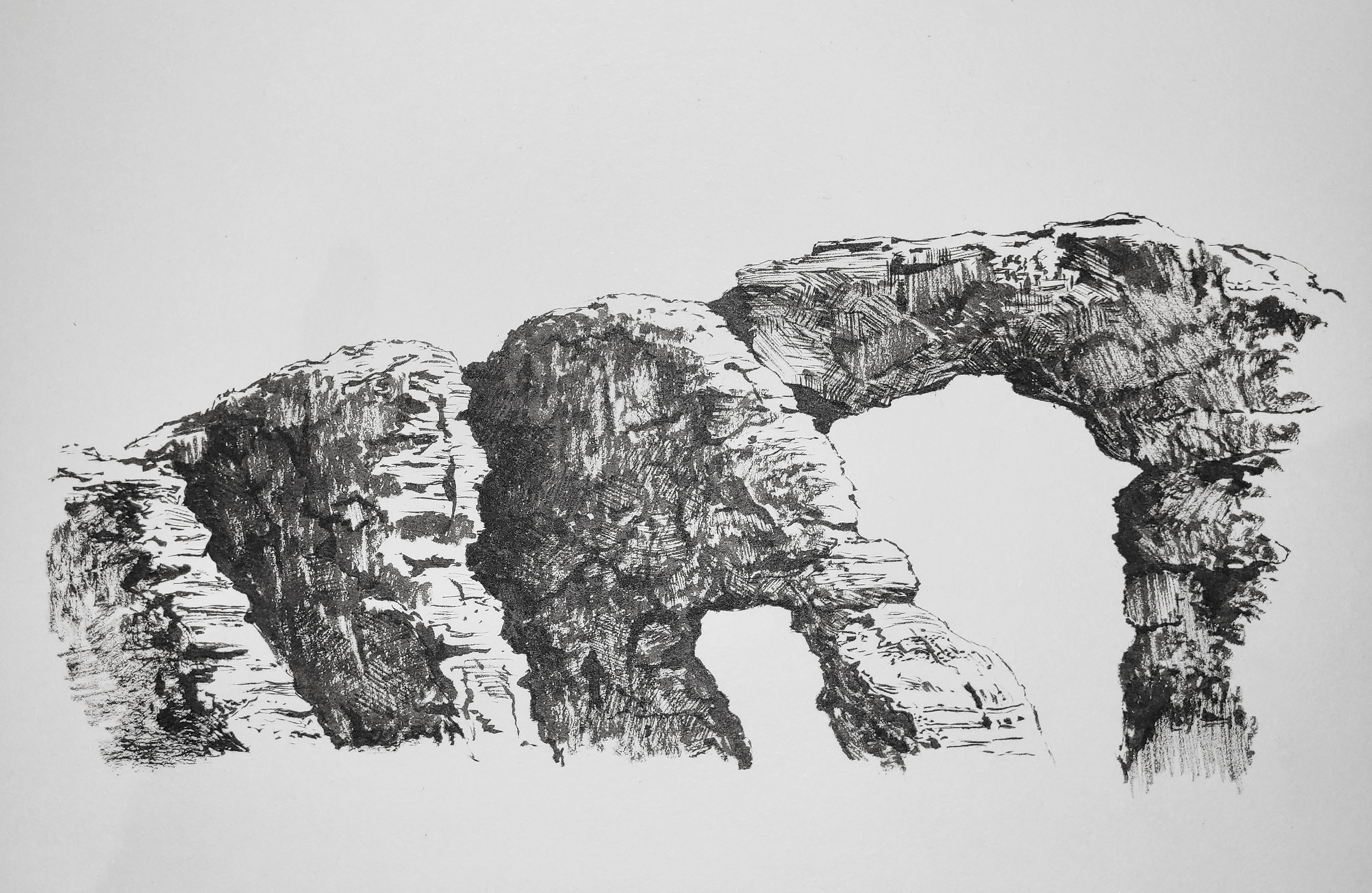 Made with a Pentel Brush Pen