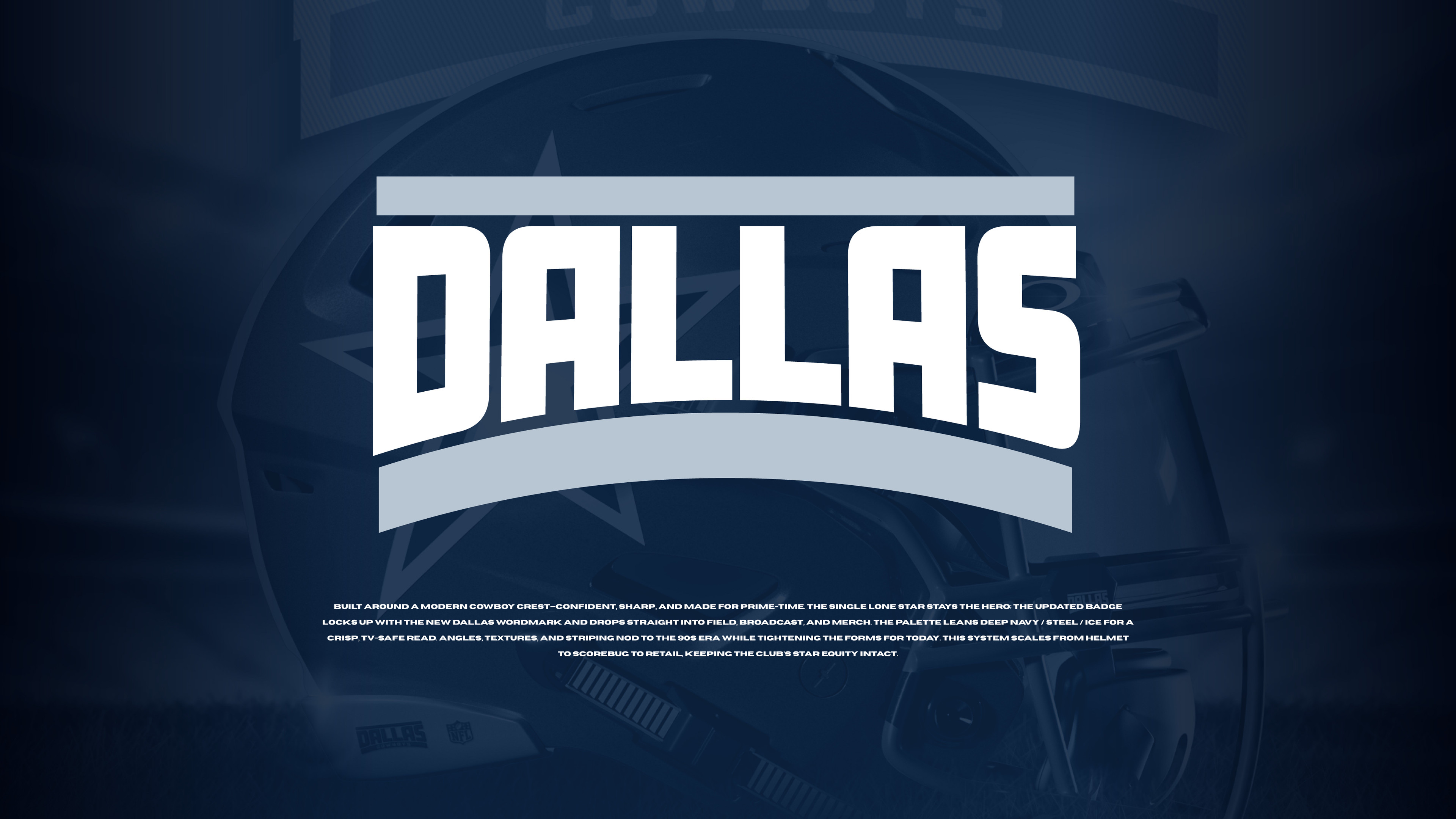 The finalized logo balances modern geometry with legacy cues, designed for maximum impact across digital, broadcast, and large-format applications while remaining instantly recognizable