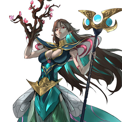 ArtStation - Soraka from League of legends