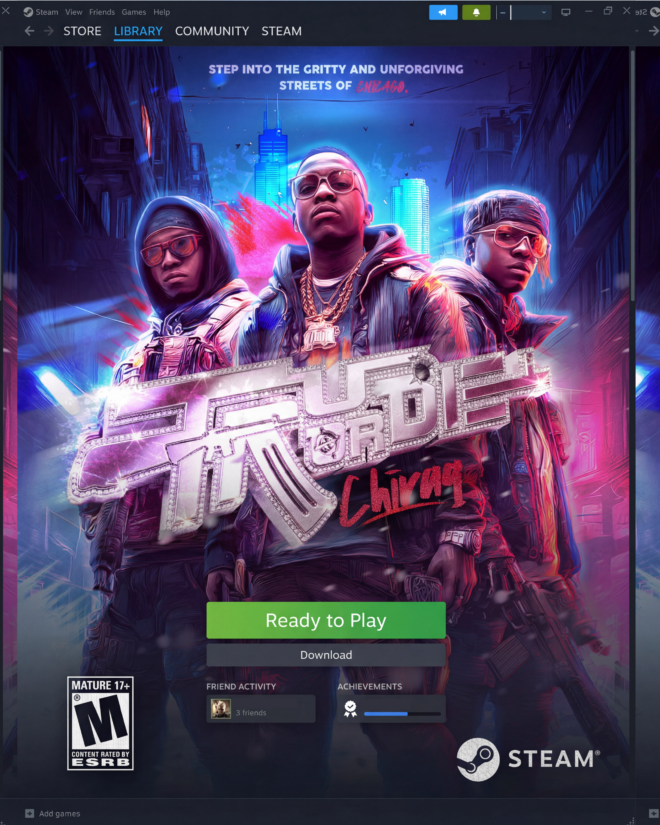 A digital storefront mockup demonstrating how the cover art and identity system translate within a platform environment.
The layout prioritizes clarity, impact, and strong call-to-action hierarchy