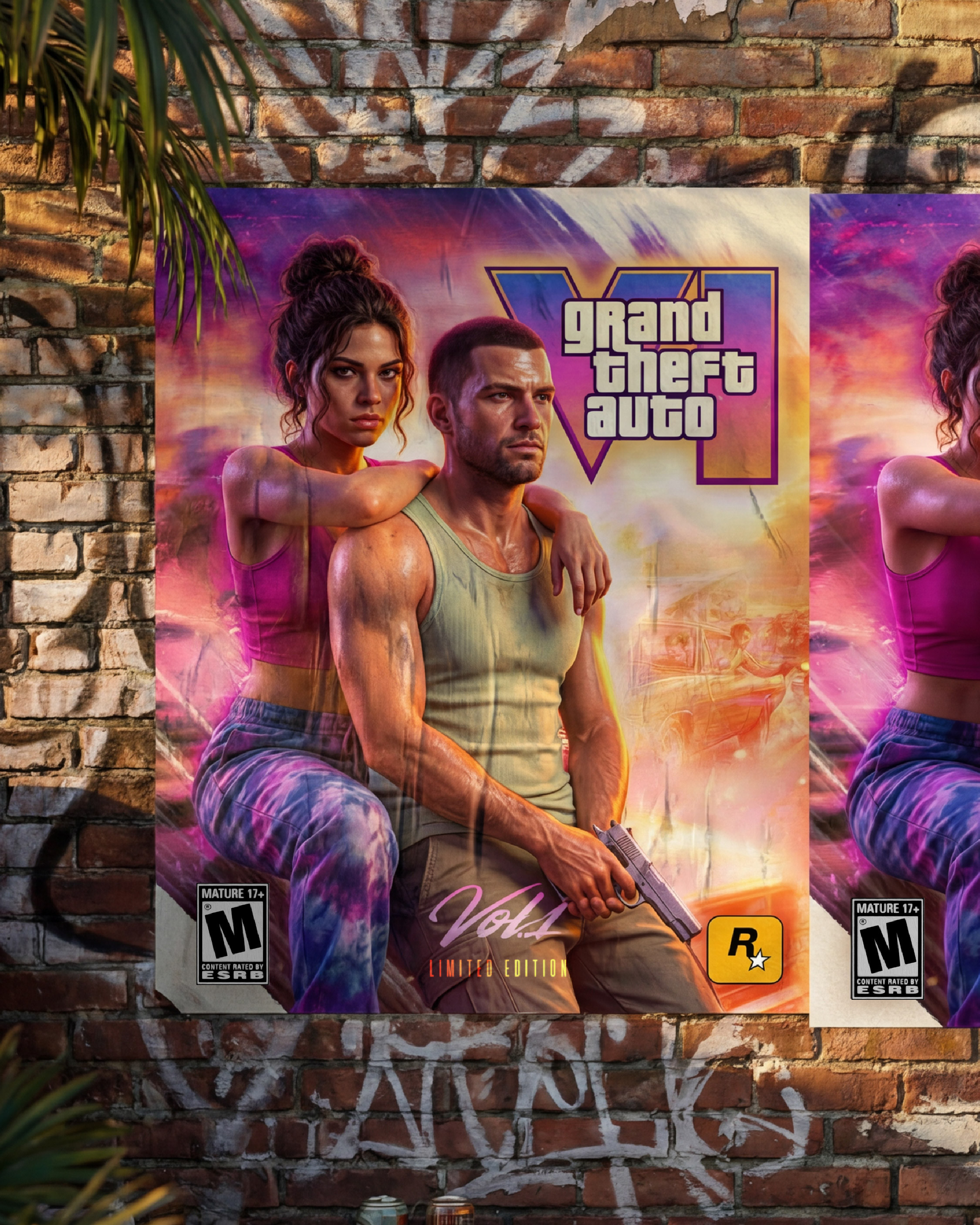 Large-format poster concept placed in an urban environment to explore real-world scale, visibility, and cultural presence