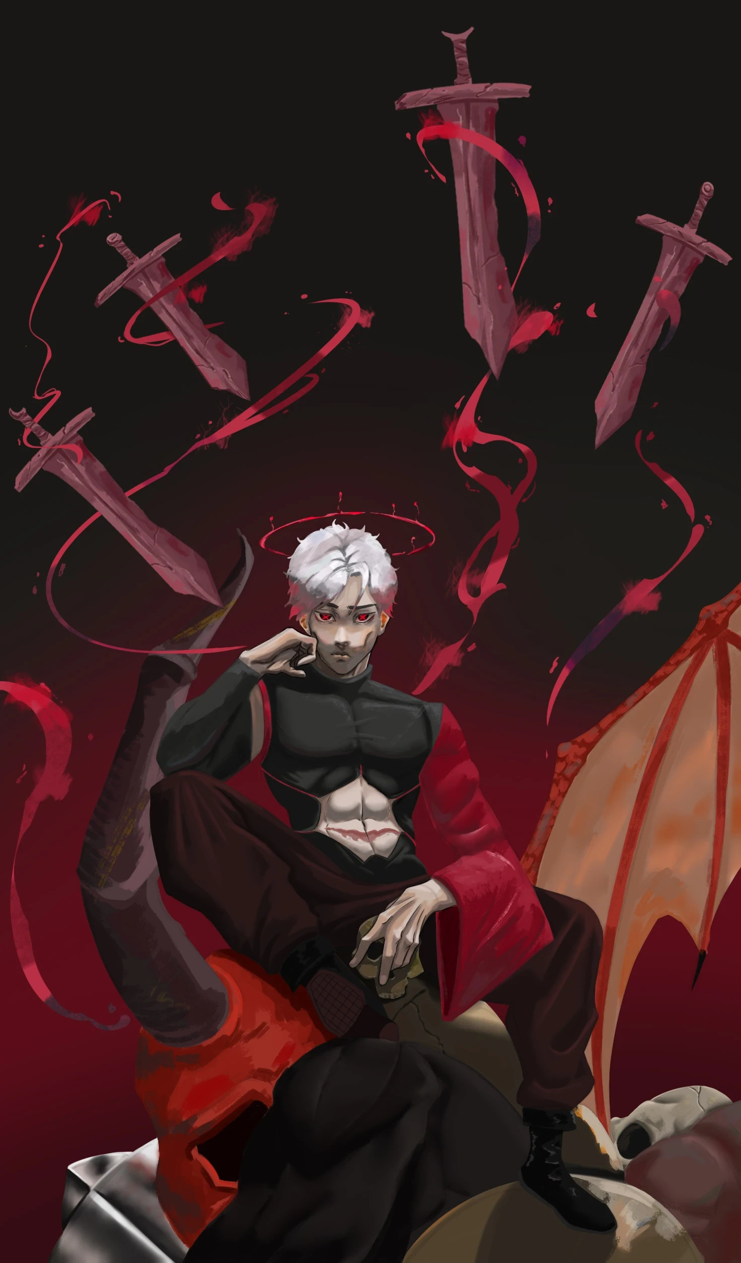 Addition of blood