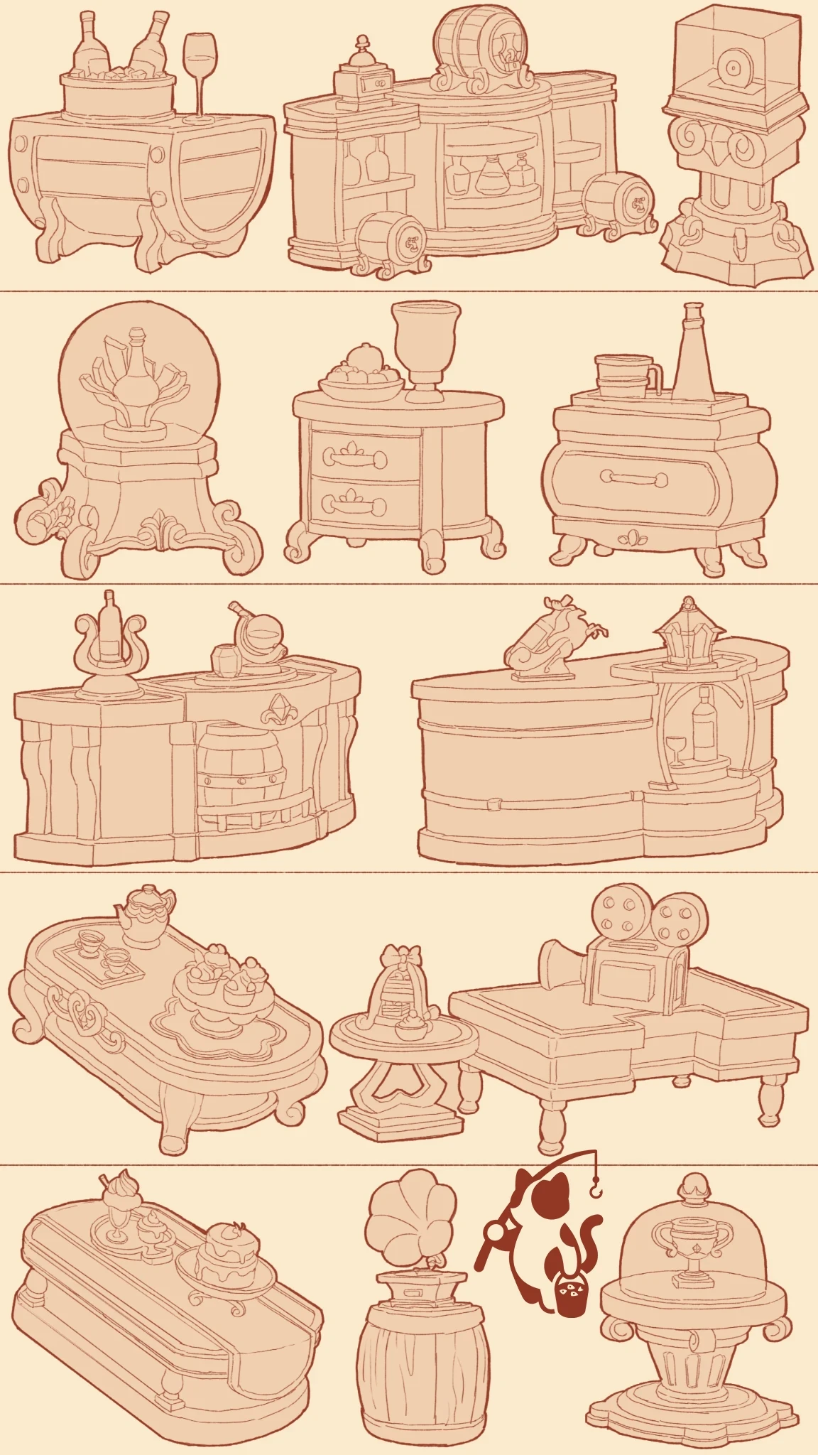 桌子table