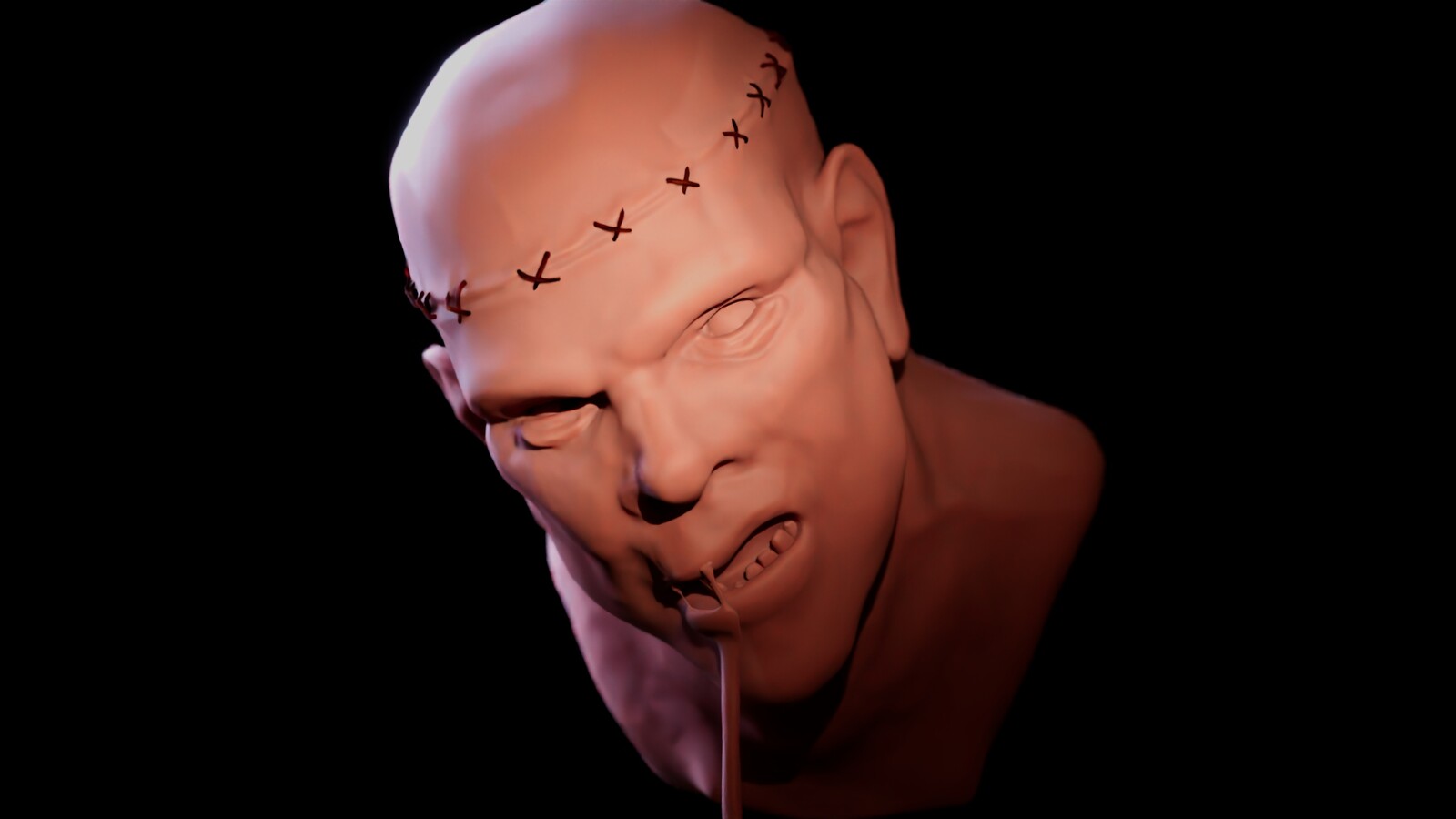 I look at clay renders to observe low poly without texture detail. and focus on form and camera composition 