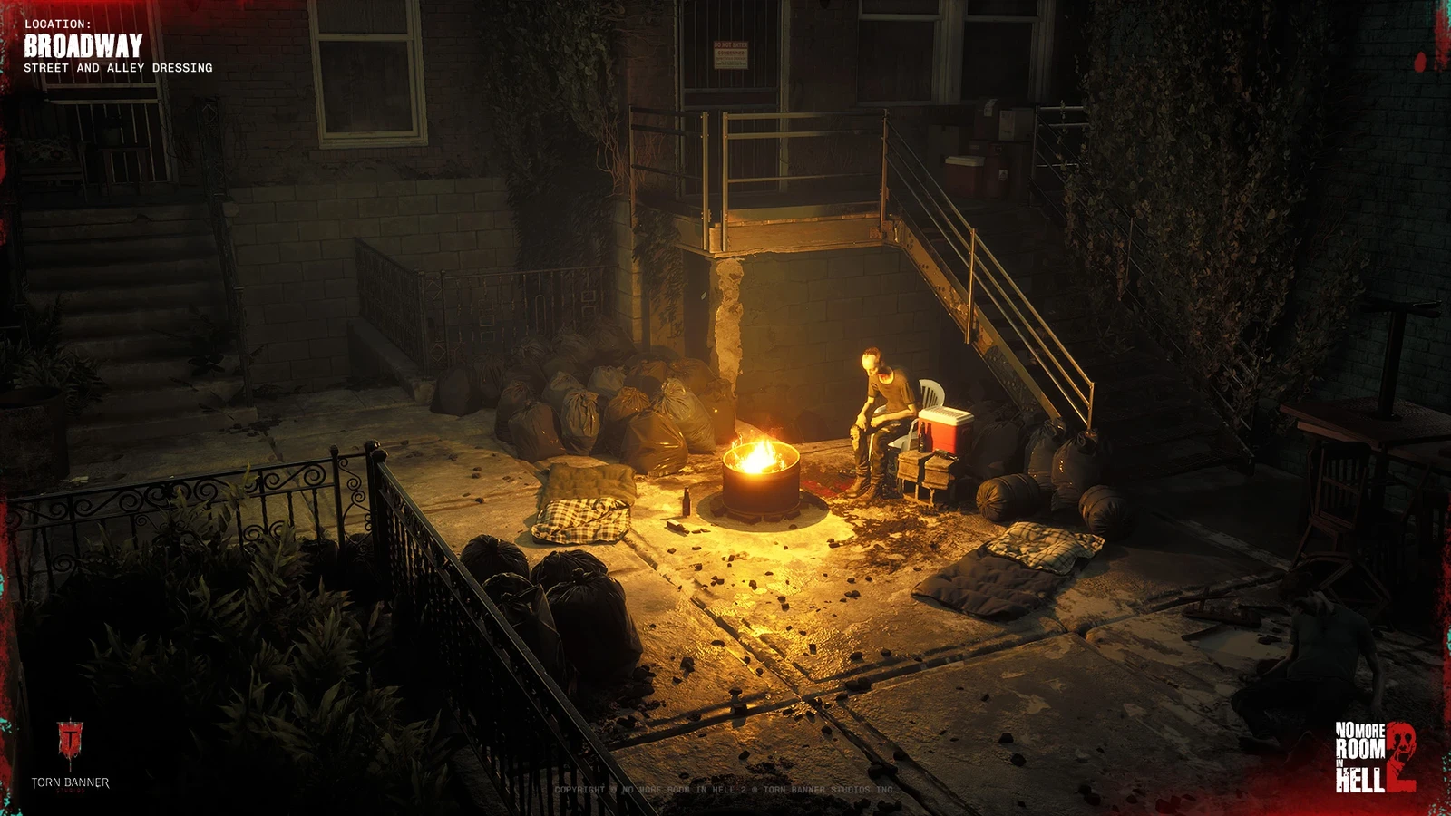 Space connecting POIs, offering narrative moments.