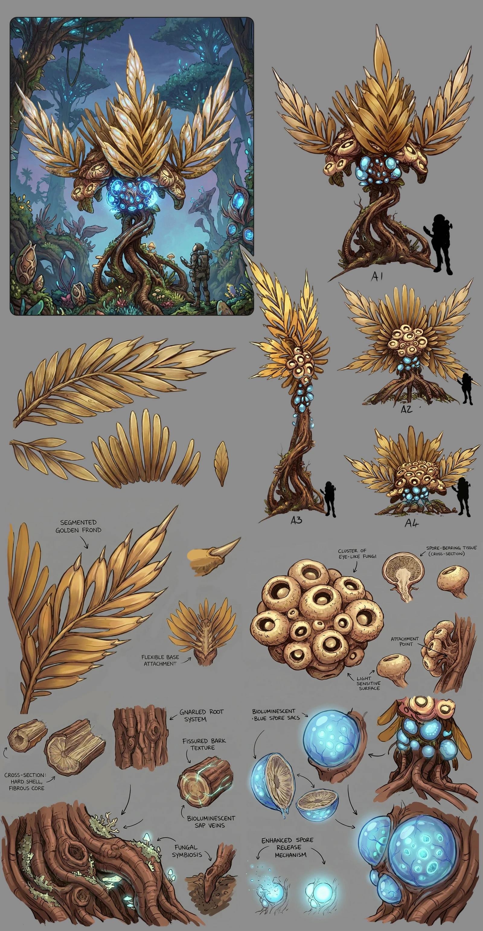 Extended Reference (This Concept reference was fleshed out using digital painting as well as AI generative tool based on the original client concept they provided)