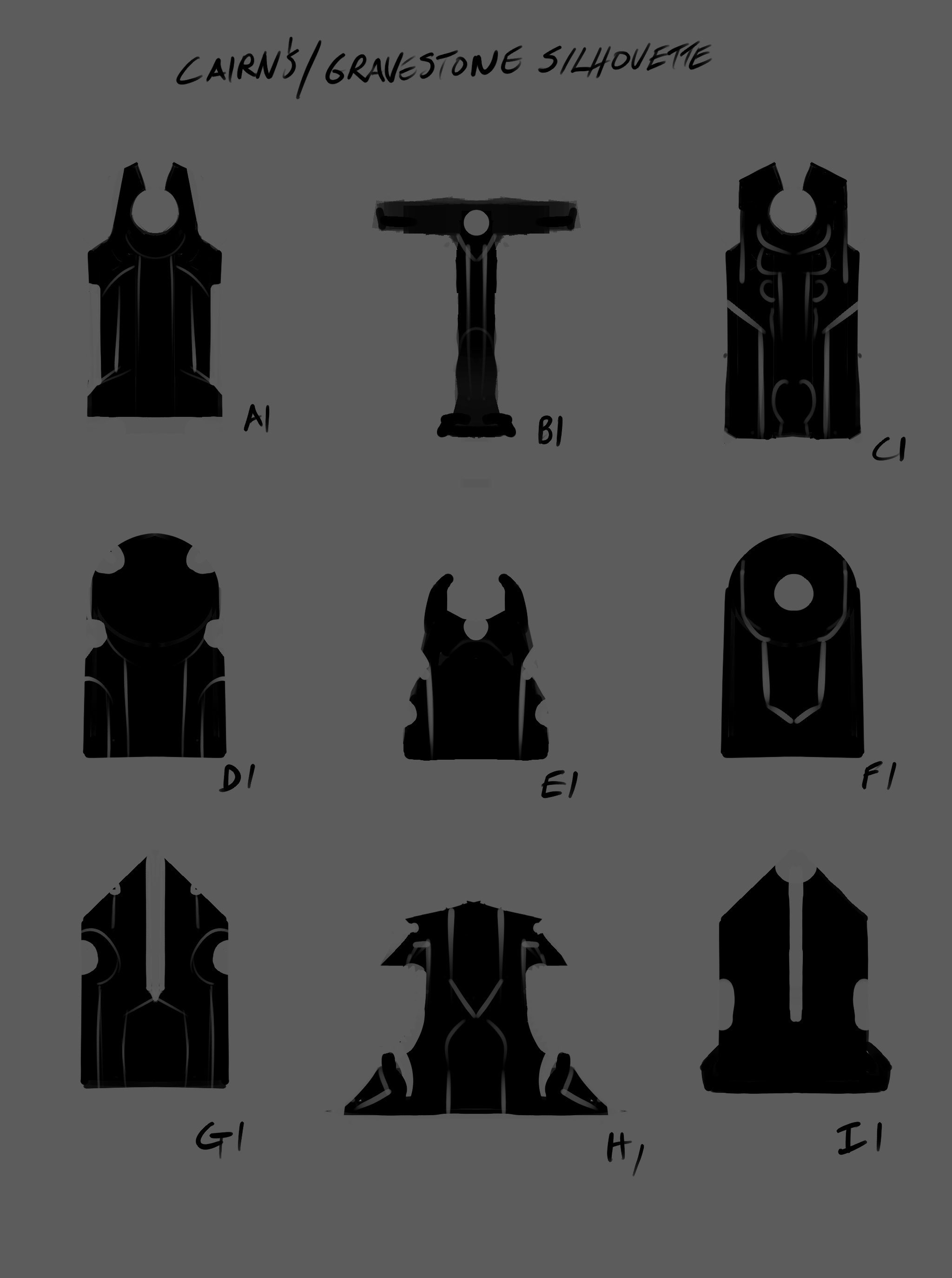Thumbnail silhouette designs, (yes I still do this).