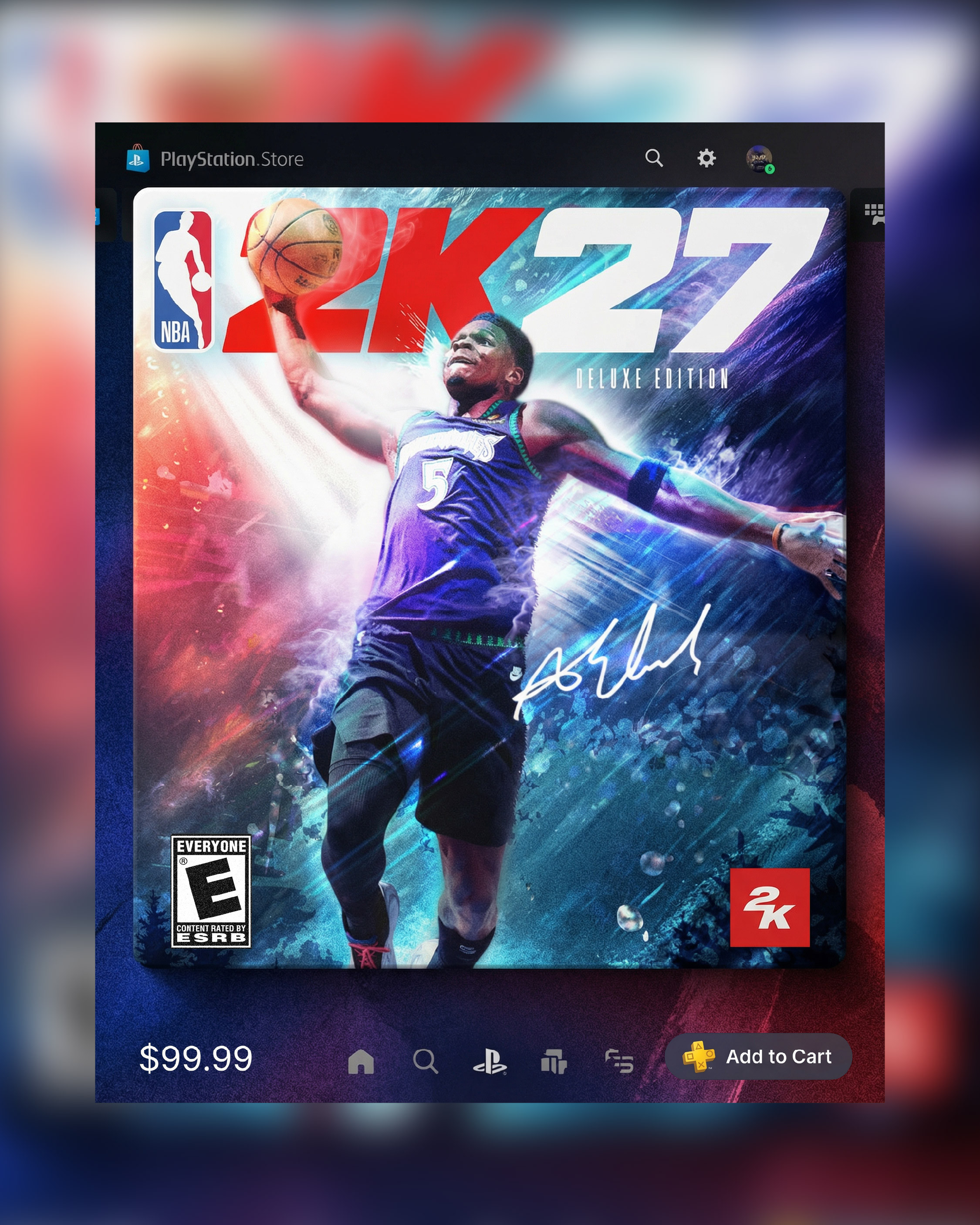 Digital storefront application showcasing the cover within the PlayStation Store UI environment.
Created to test legibility, impact, and thumbnail recognition at platform scale