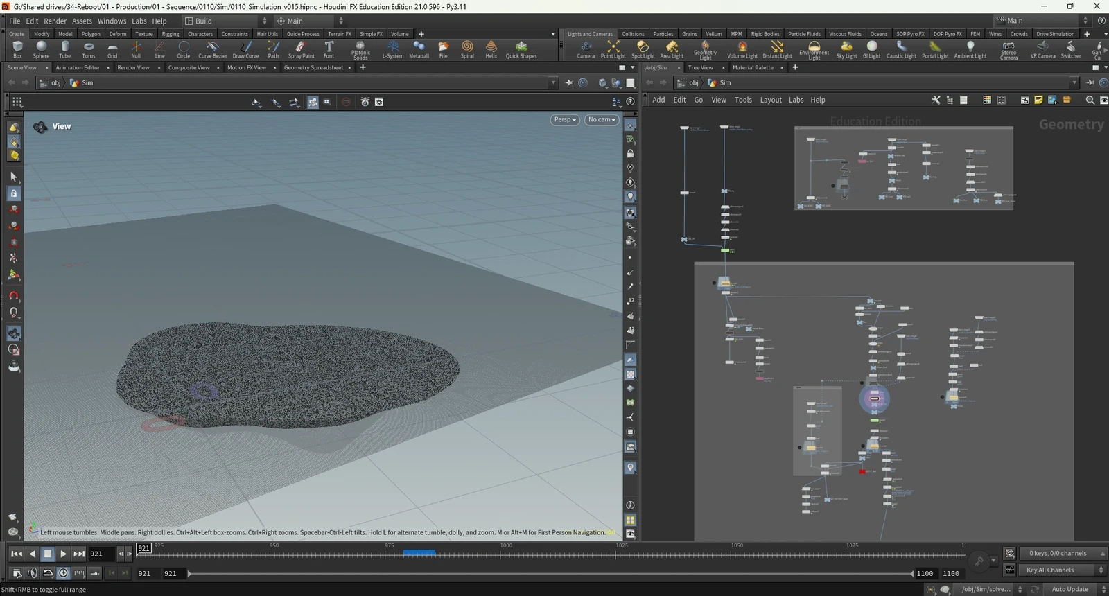 Houdini setup