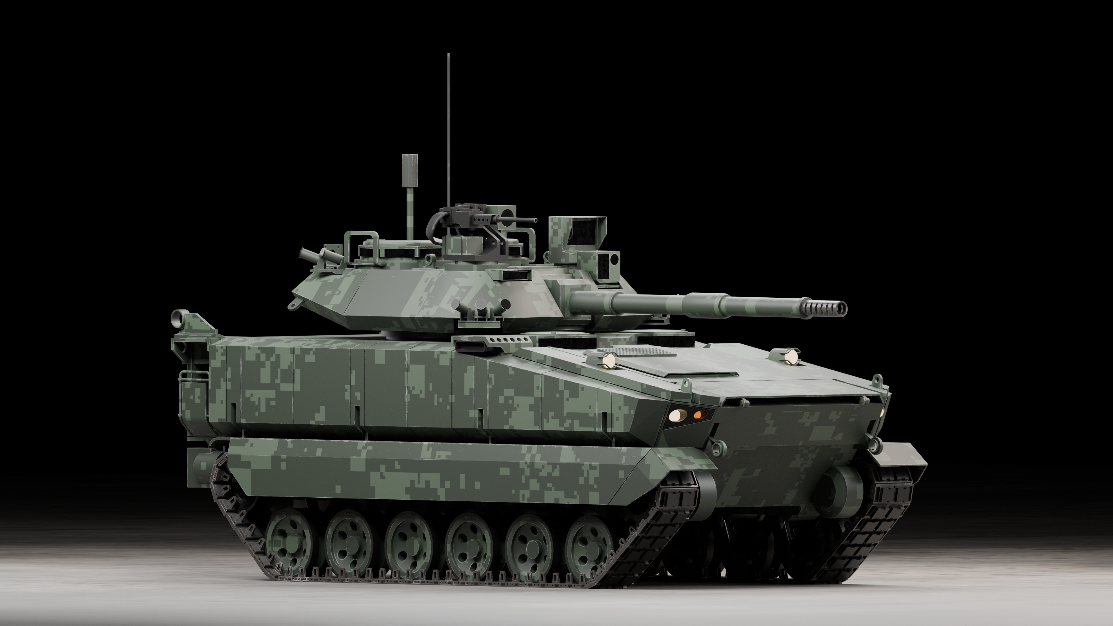 Different camouflage test.