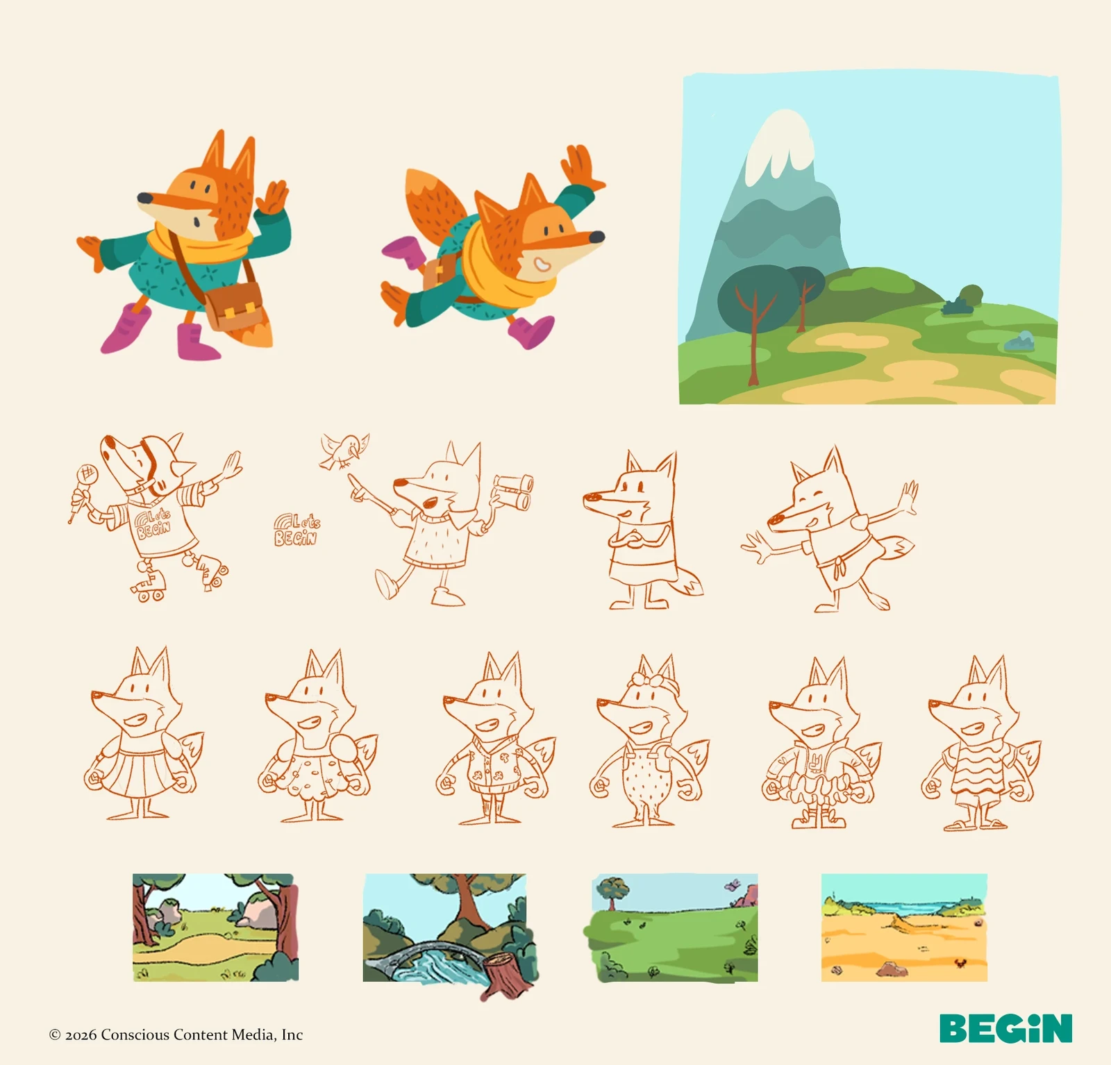 Foxy character exploration