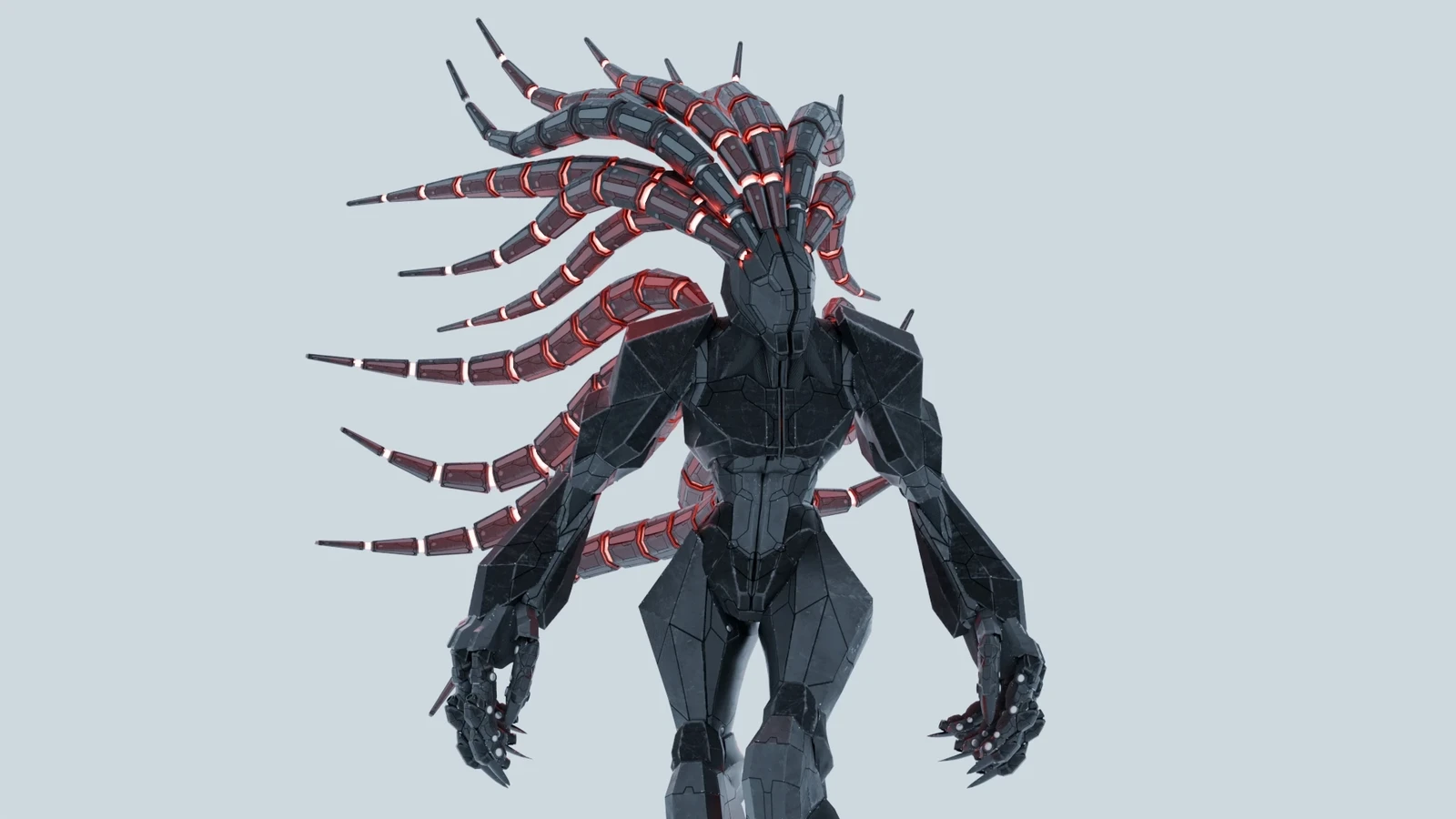 Front view. Raw render with no postprocessing.
