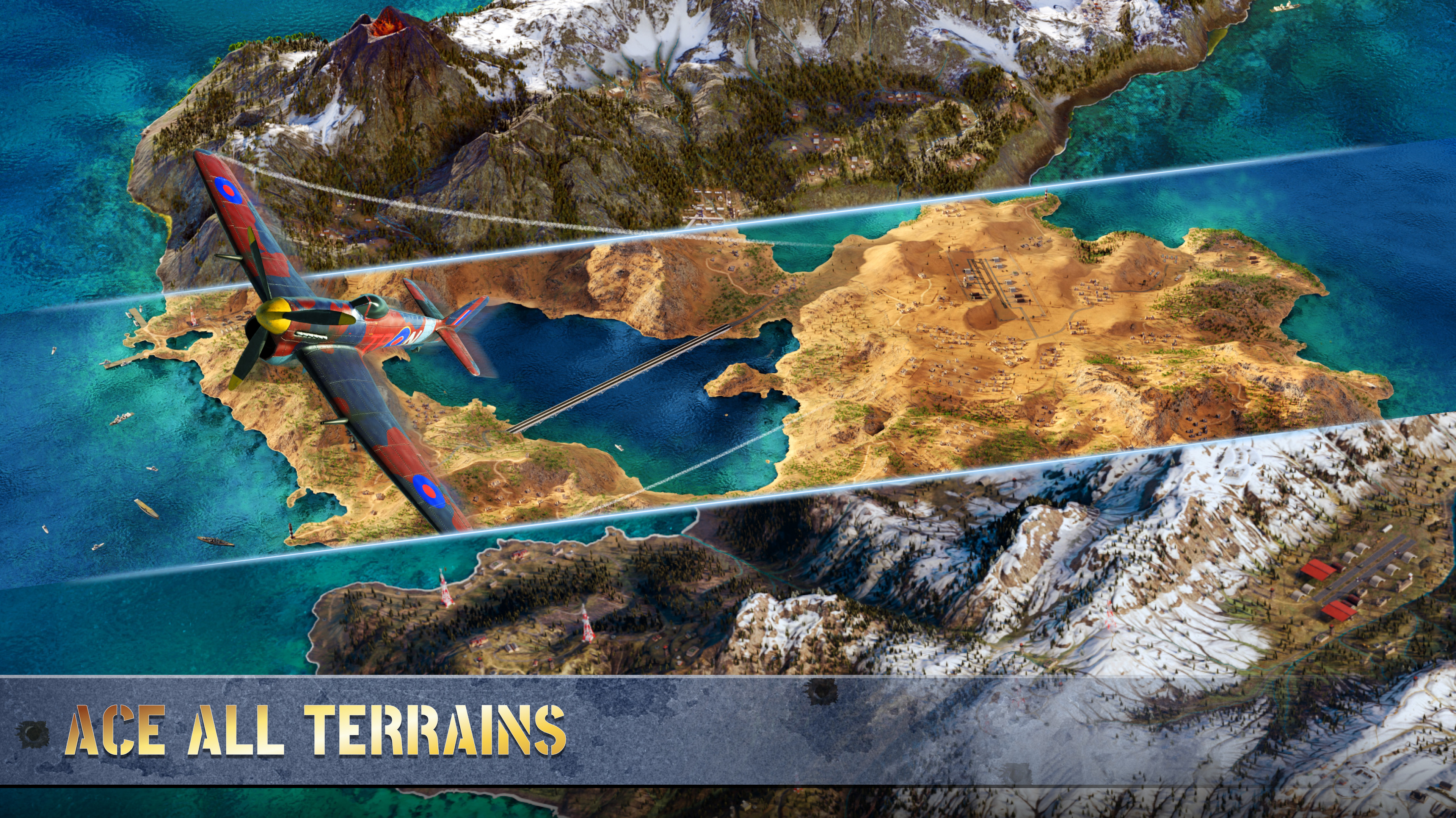 Mobile flying game terrains &amp; HLODs created using Gaea &amp; World machine