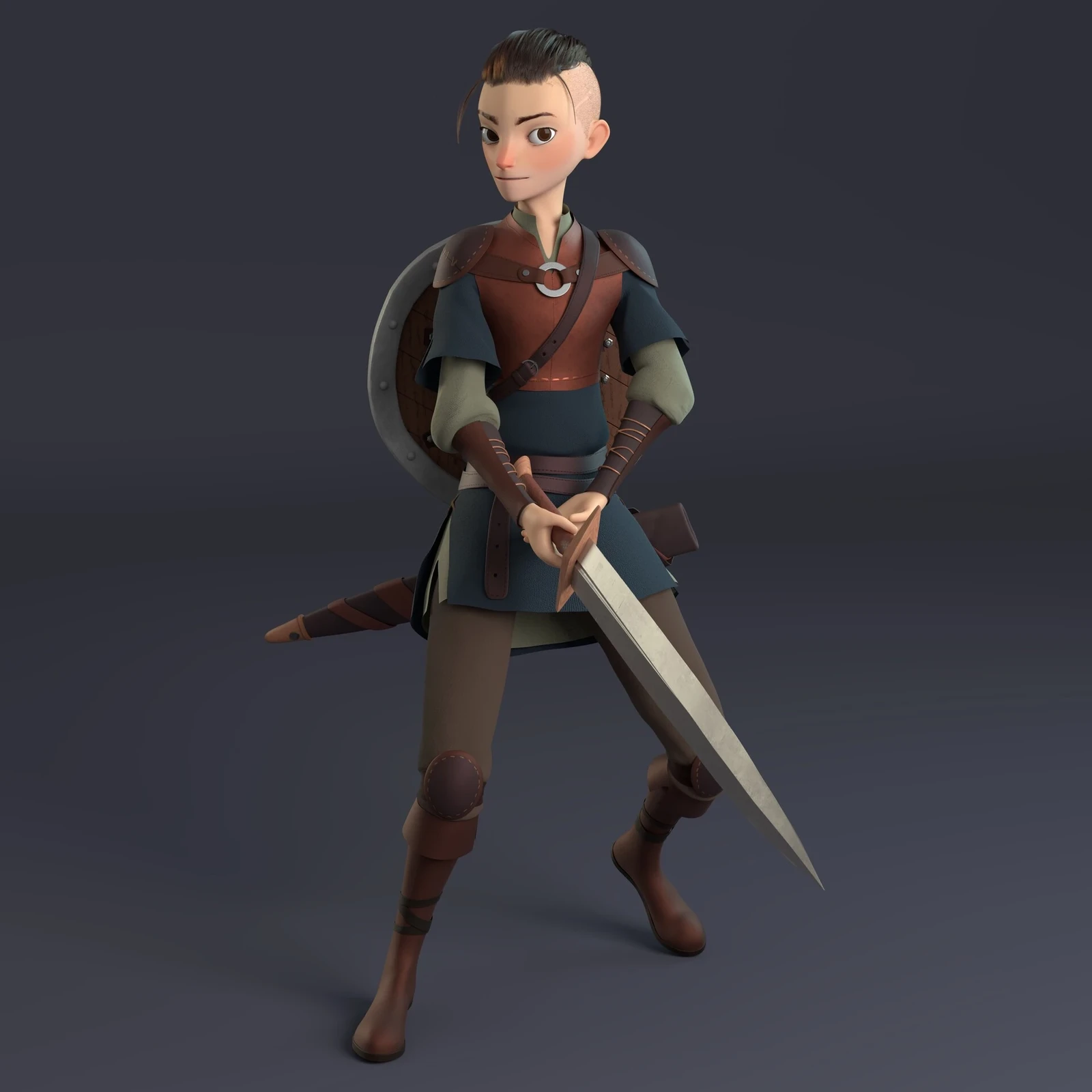 Young Robin Hood 3D Character by student Mohamed Mahmoud