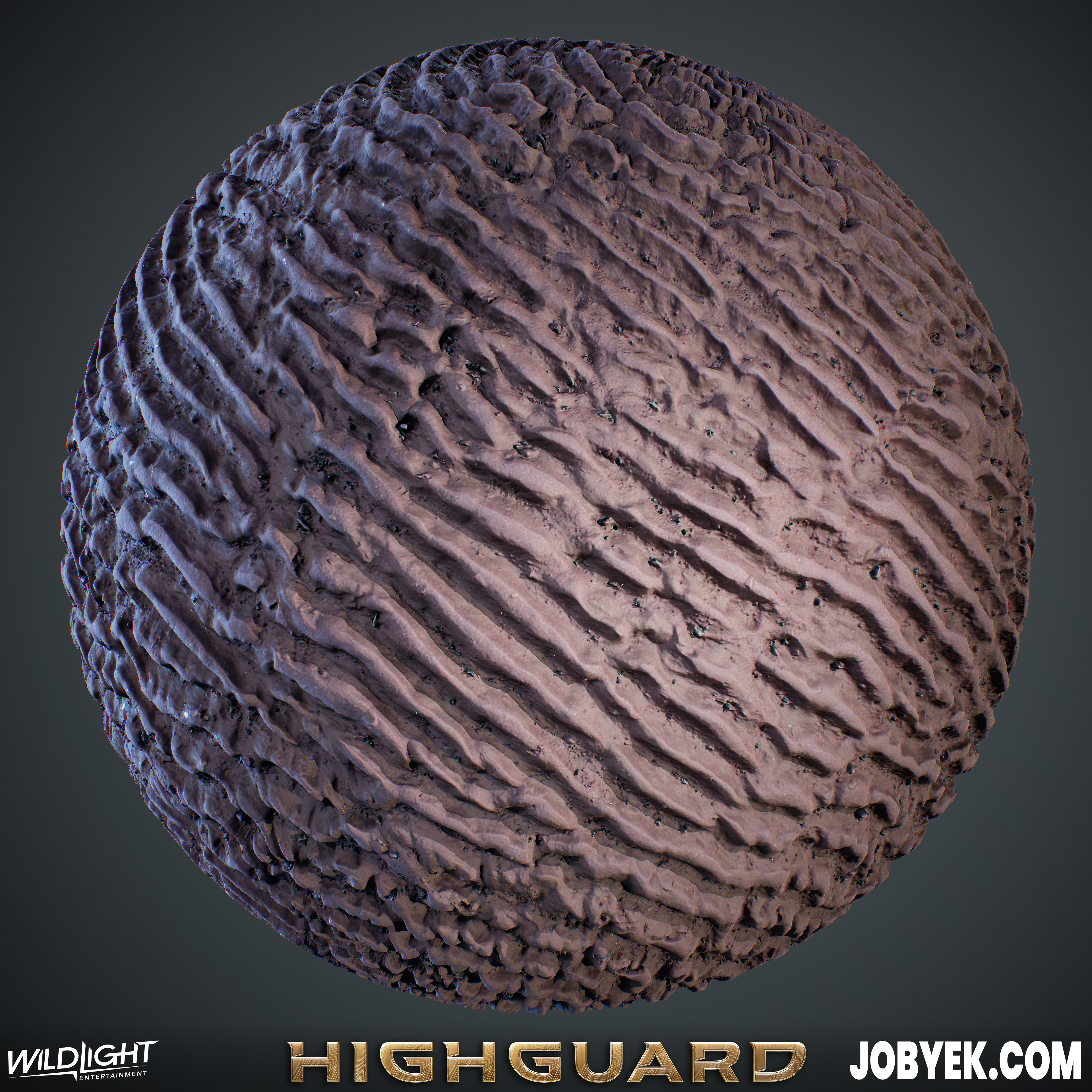 Wavy Sand for the Dustline map. Wanted to push the idea that 'Vesper' (our magical thing underpinning a lot of things in the world) affected the terrain in the map.