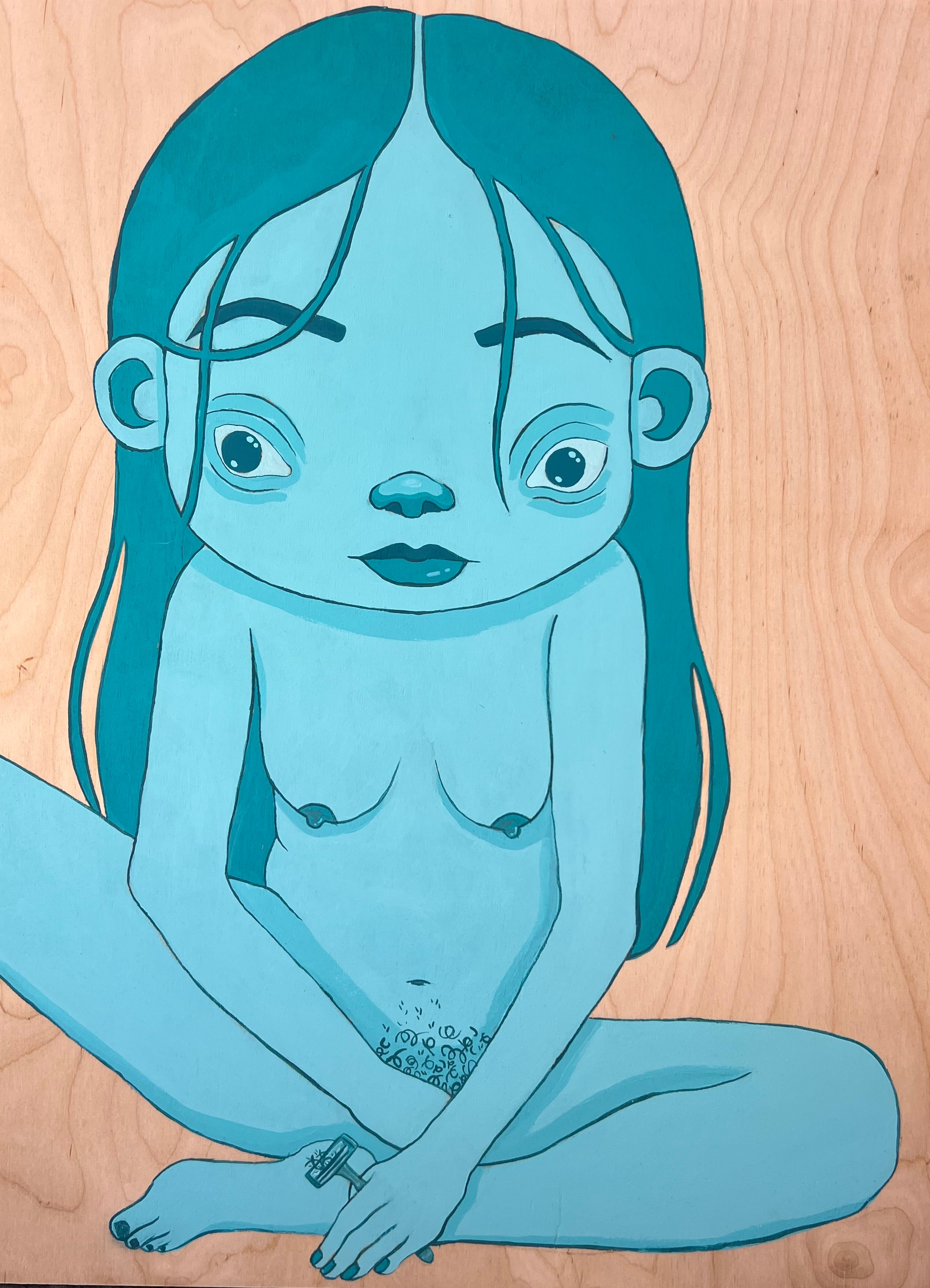 18 x 24 inches
Wood panel, Acrylic