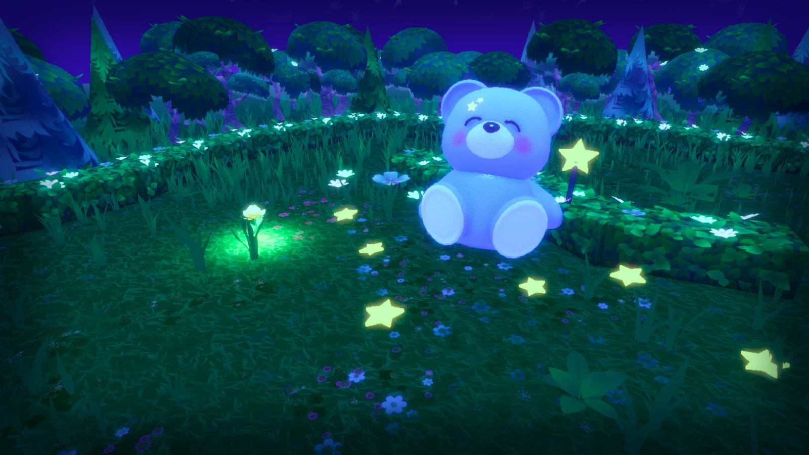 3D Environment Decoration (Bear + Foliage + Hedge + Trees)