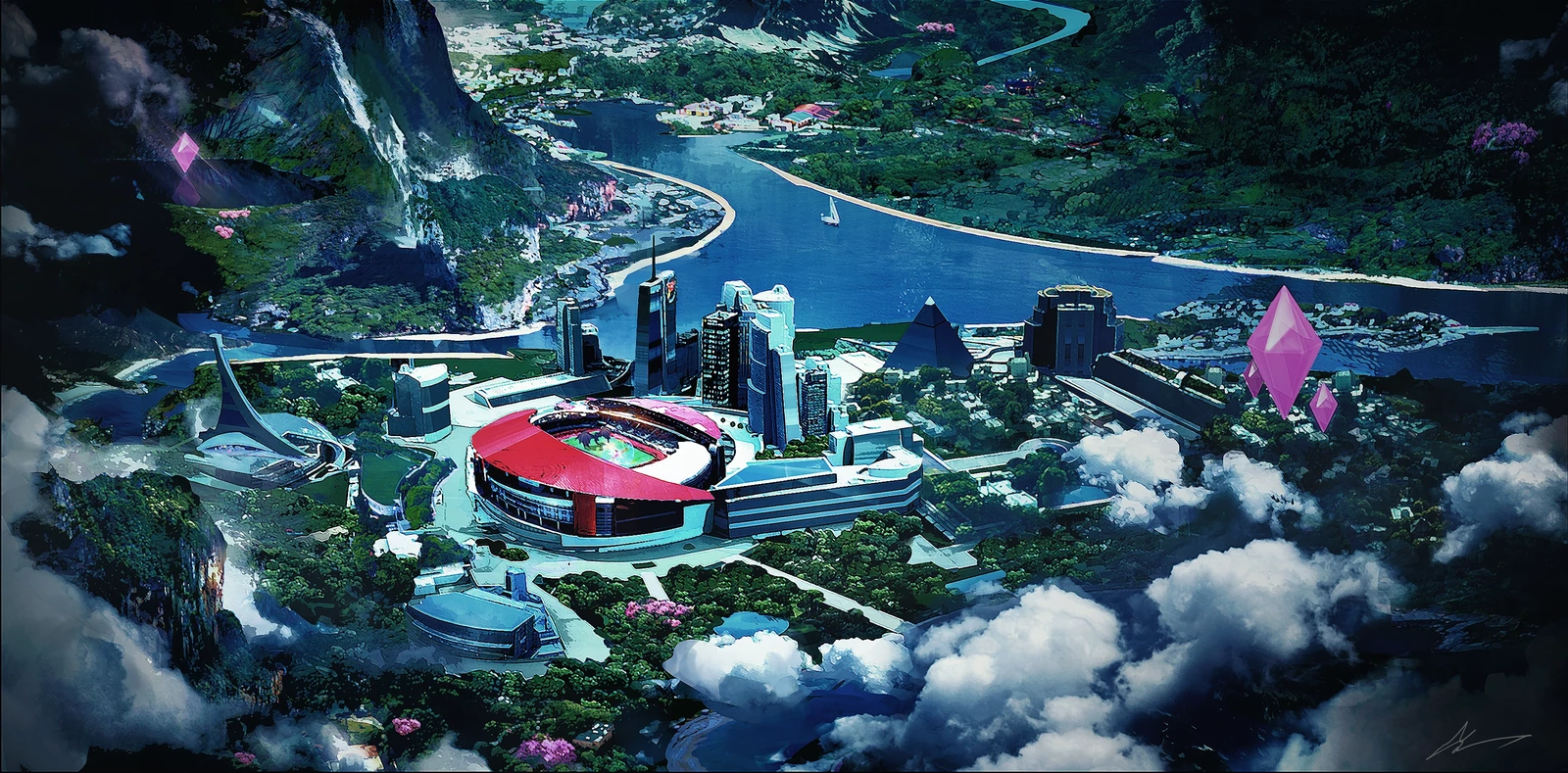 World Map Sketch - Fusionara