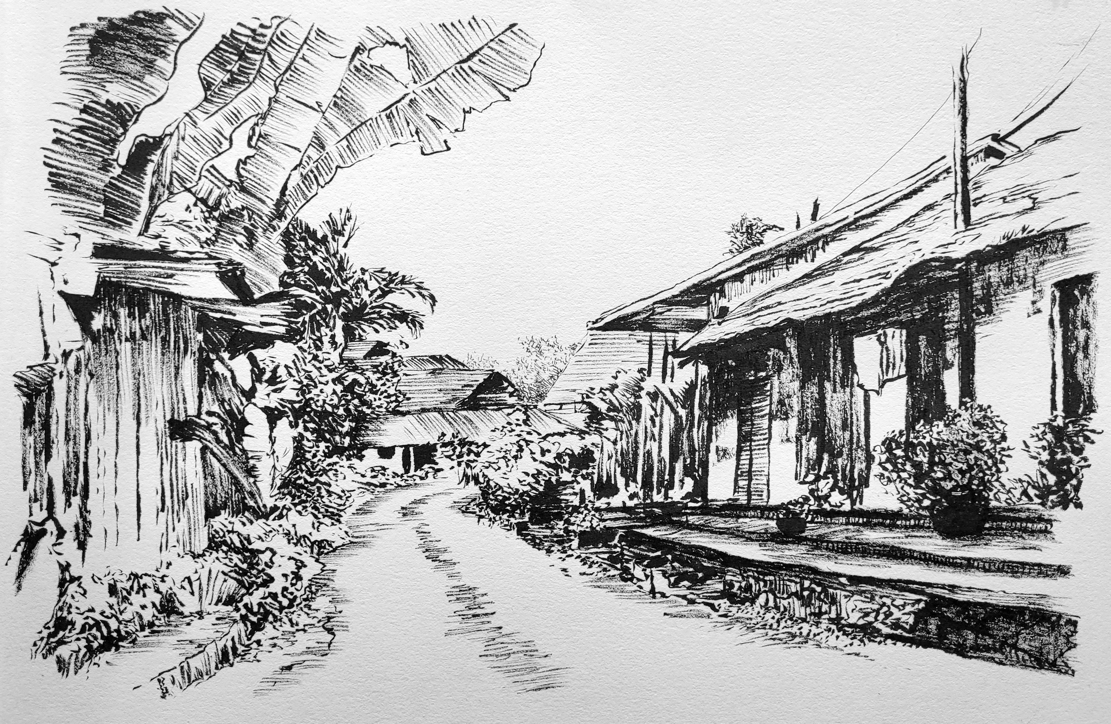 Made with a Pentel Brush